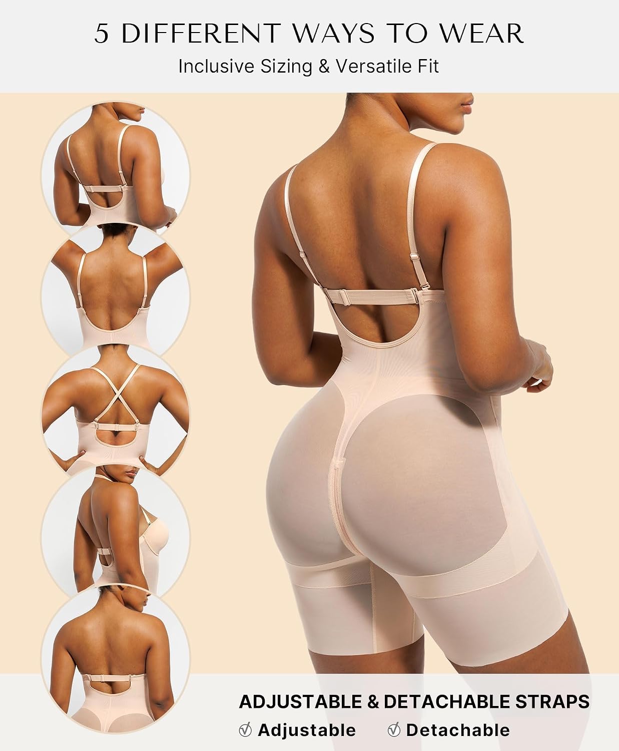 SHAPELLX Strapless Deep Plunge Bodysuit — image 2