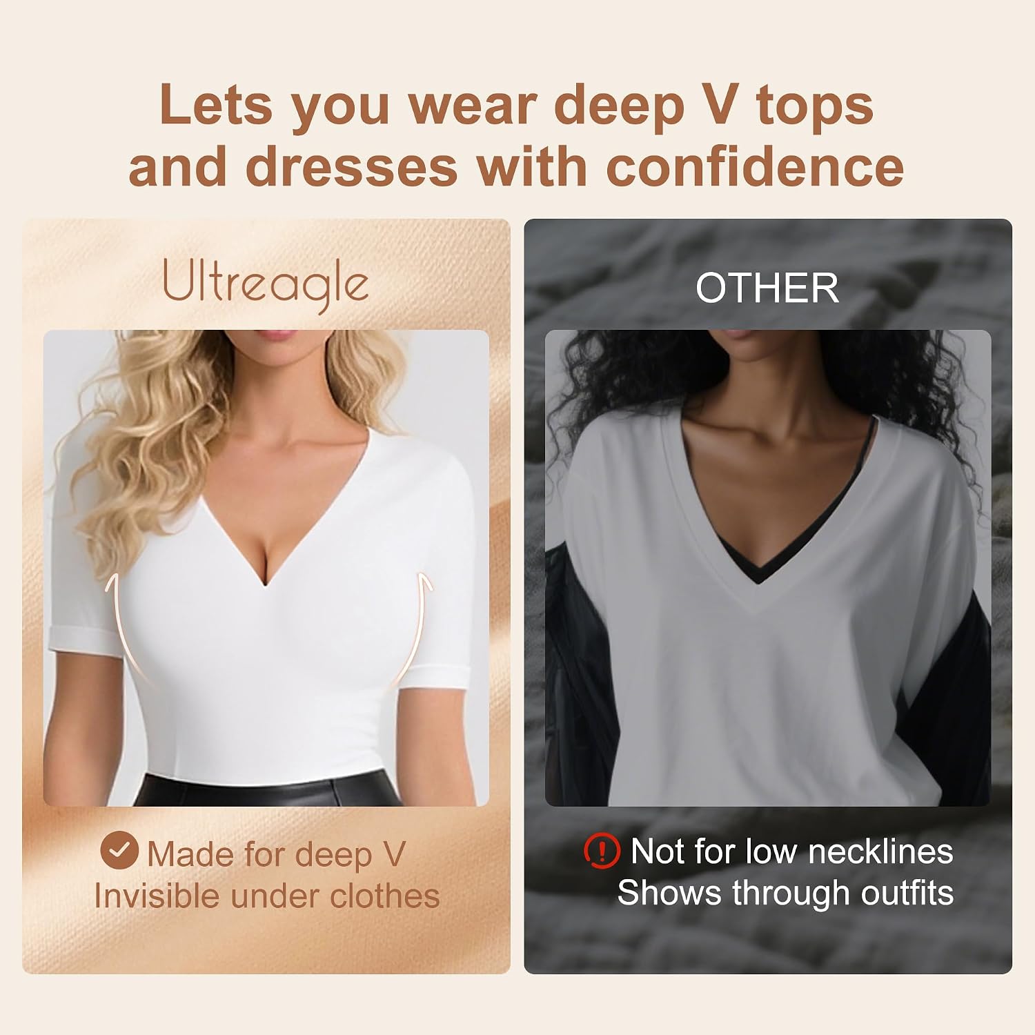 ULTREAGLE Women's Wireless Seamless Jelly Push Up Bra — image 5