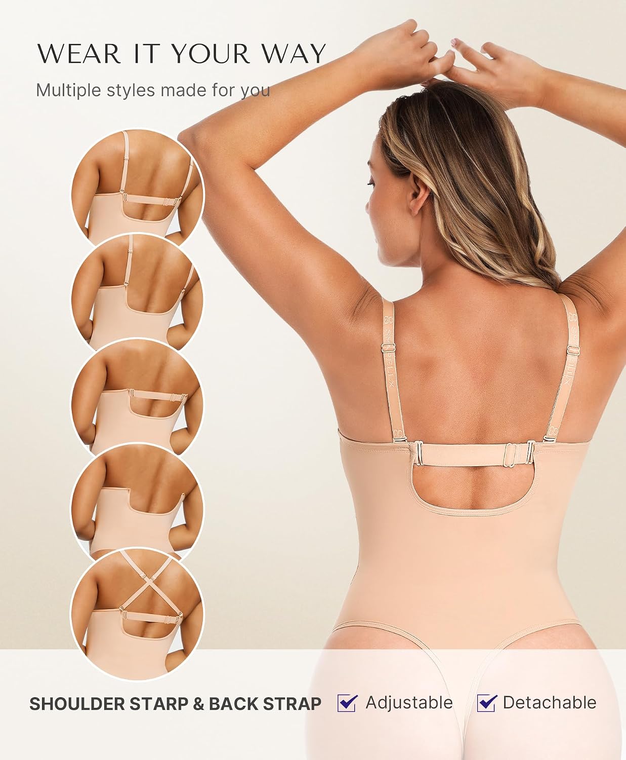 SHAPELLX Strapless Tummy Control Bodysuit — image 2