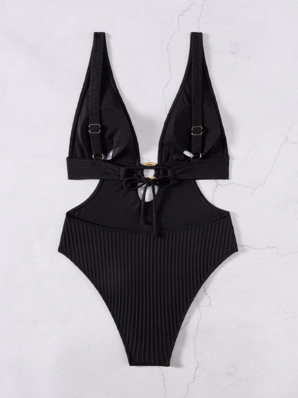 QGIUG Women's High Cut Cheeky One Piece Swimsuit — image 6