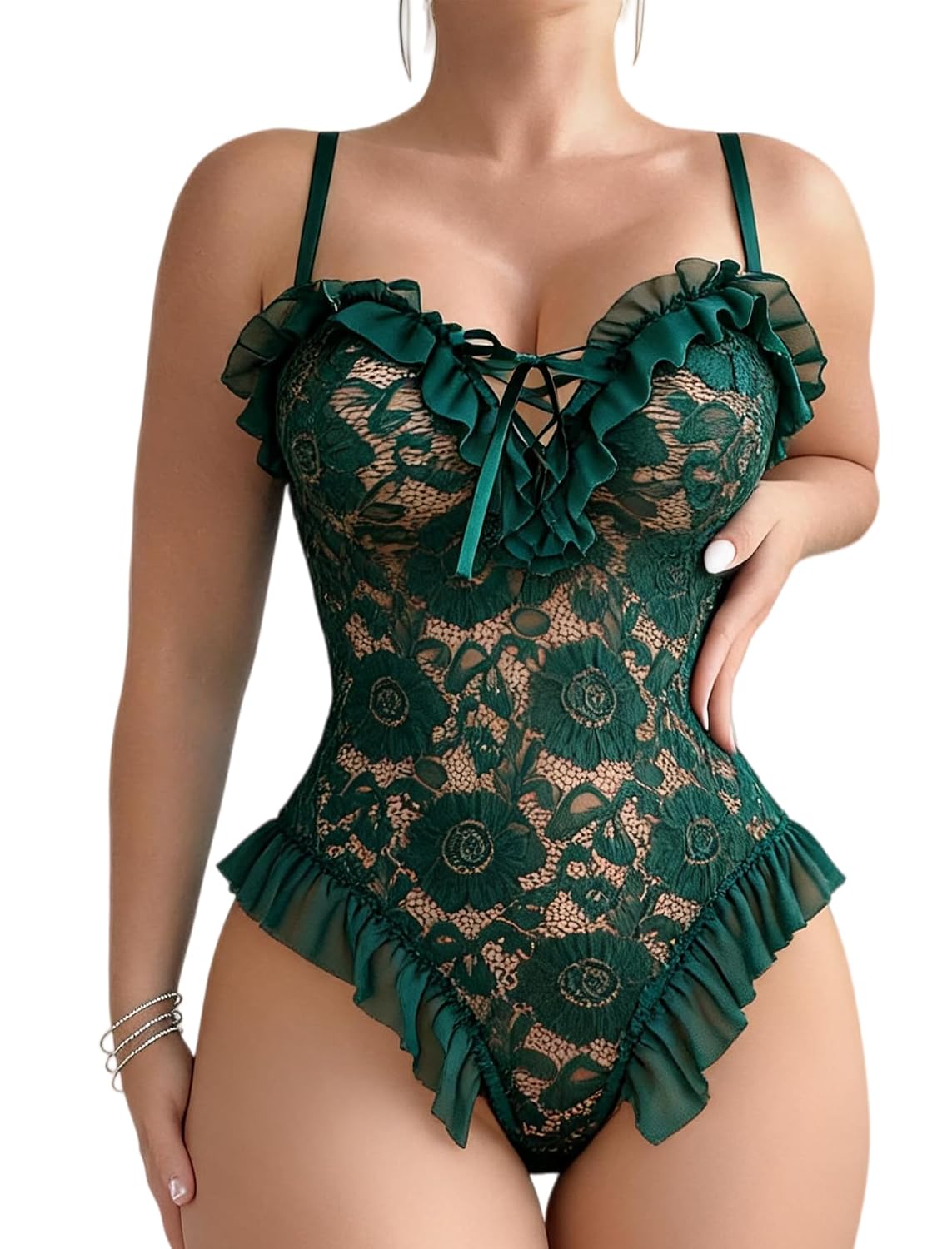 Avidlove Lace Teddy Bodysuit with Snap Crotch — image 12