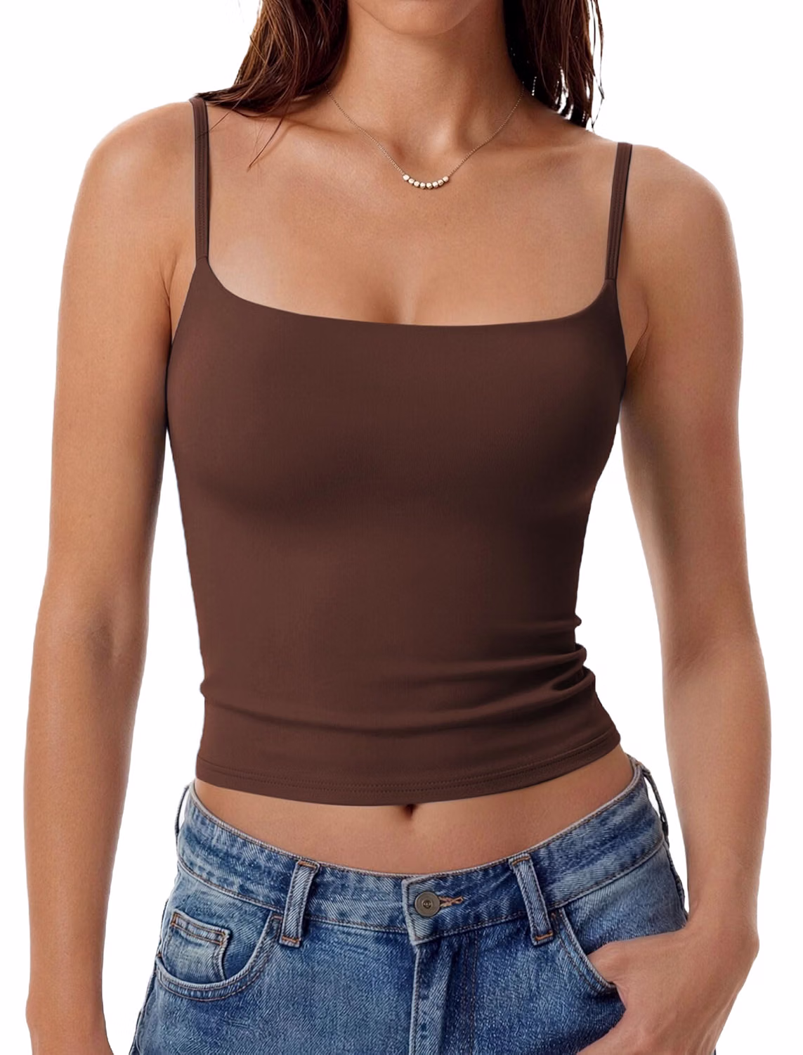 Avidlove Women's Square Neck Spaghetti Strap Camisole — image 8