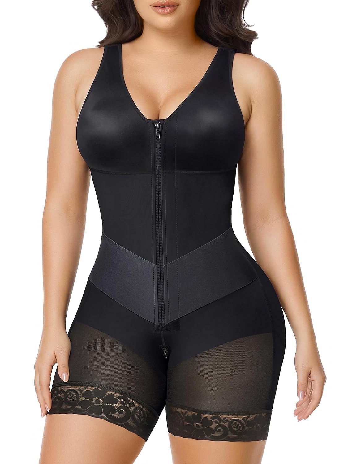 SHAPERX V-Shaped Fajas Colombianas Tummy Control Body Shaper