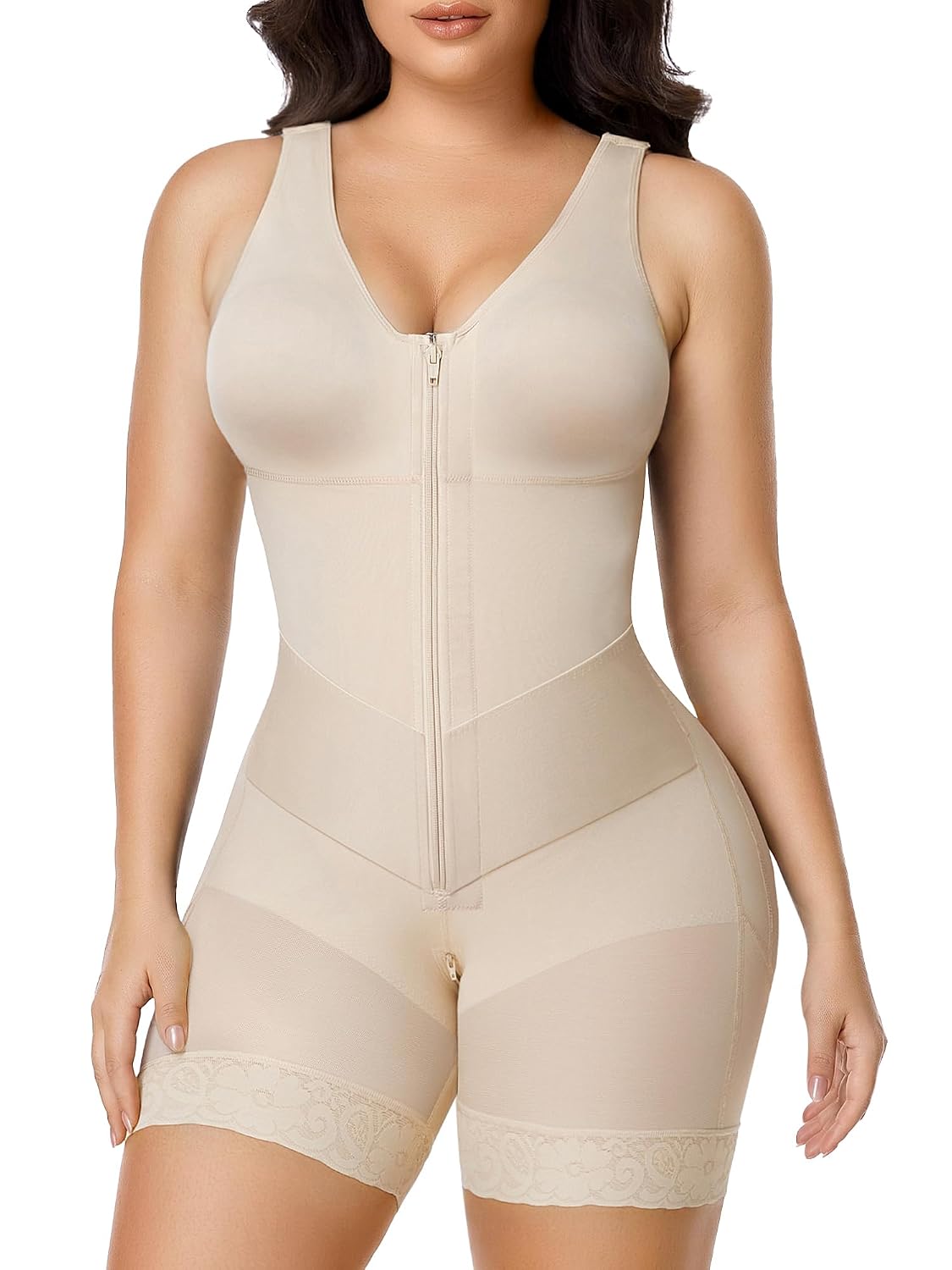 SHAPERX V-Shaped Fajas Colombianas Tummy Control Body Shaper — image 7