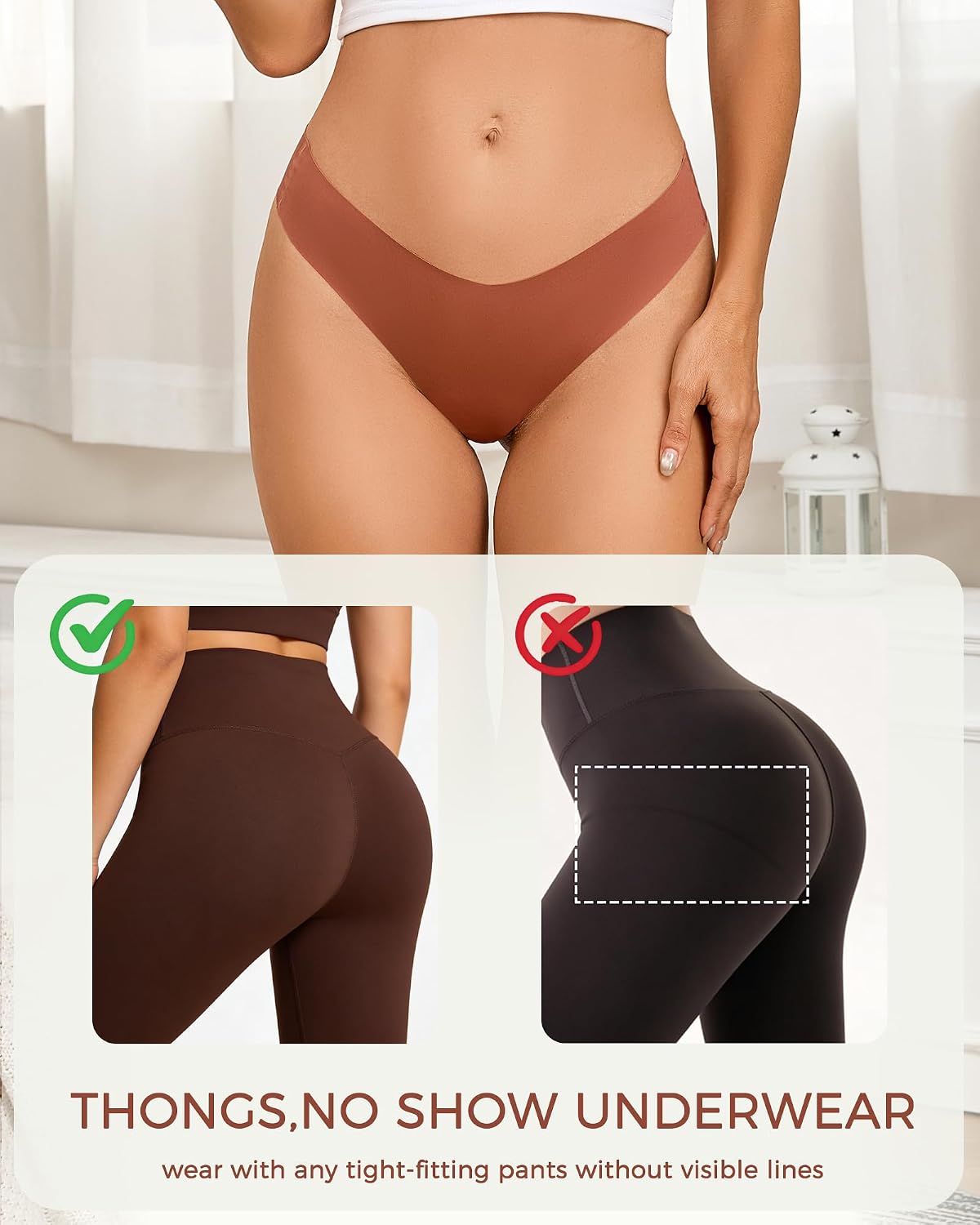 Take Talk 9-Pack Seamless Thong Panties — image 4