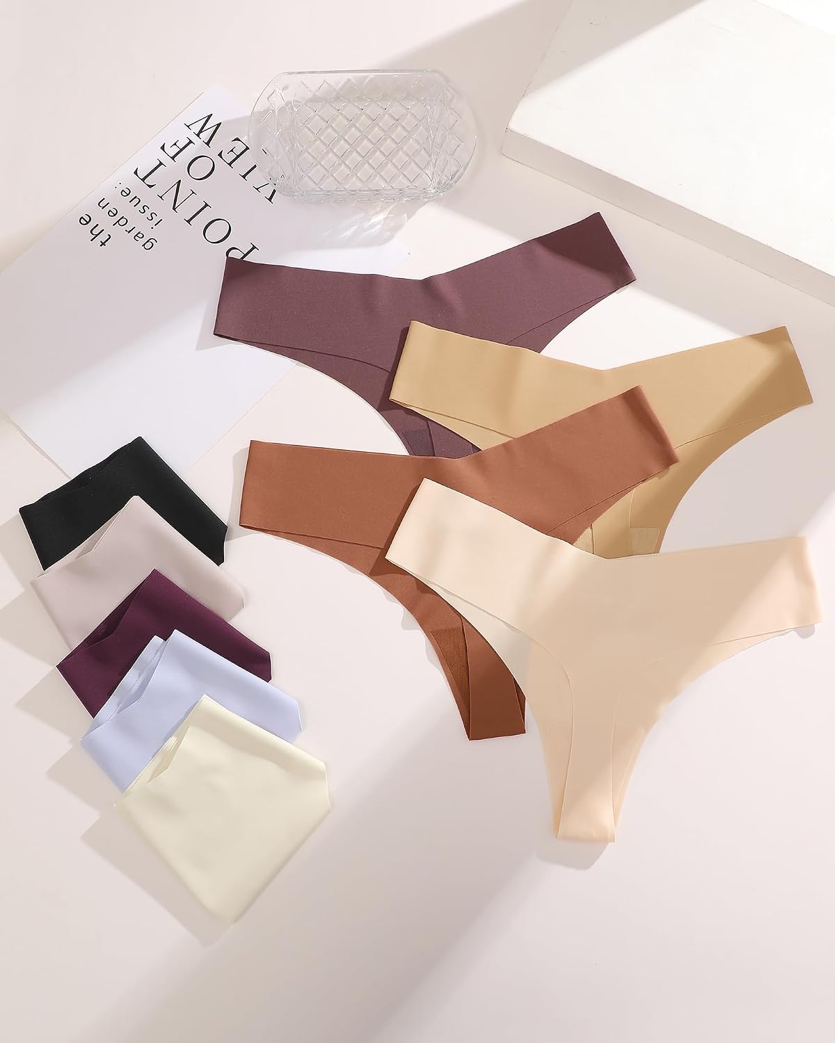 Take Talk 9-Pack Seamless Thong Panties — image 9
