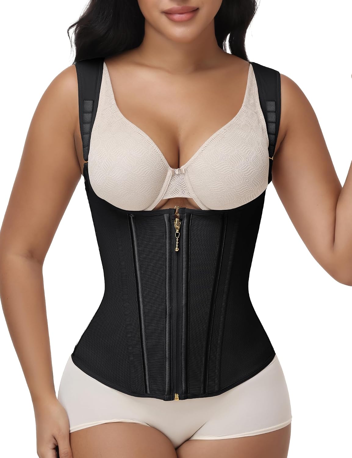 SHAPSHE Waist Trainer with Adjustable Straps