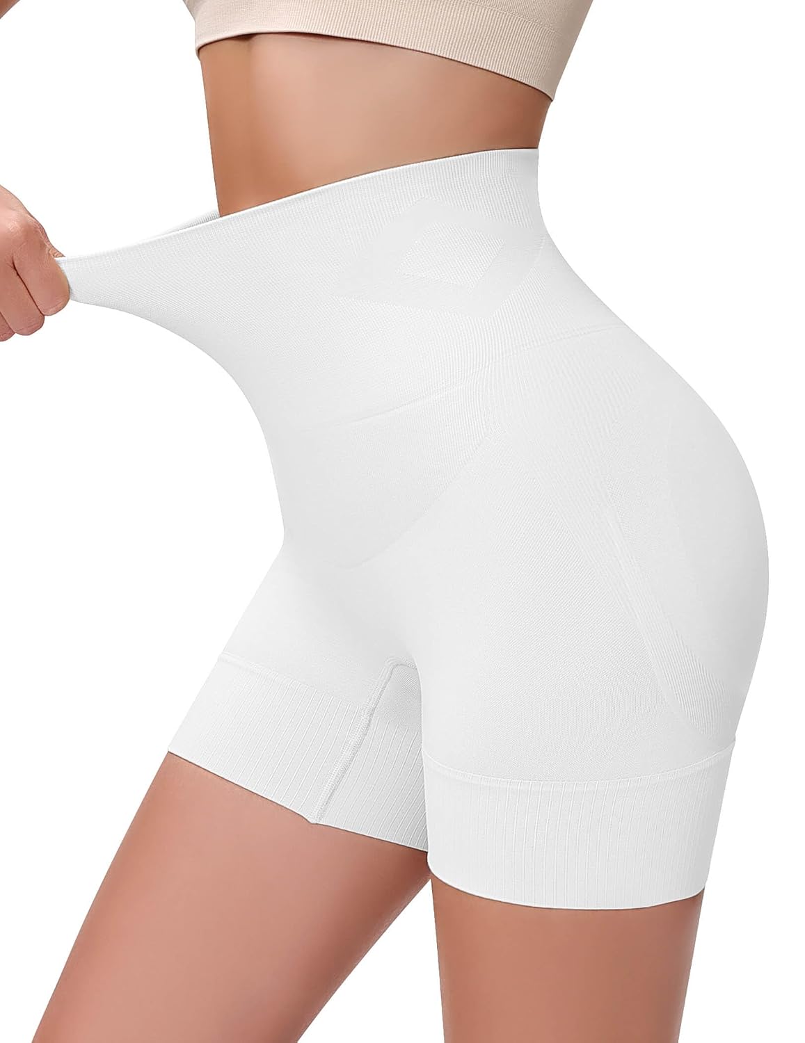 HEPOE High Waist Tummy Control Shapewear Shorts