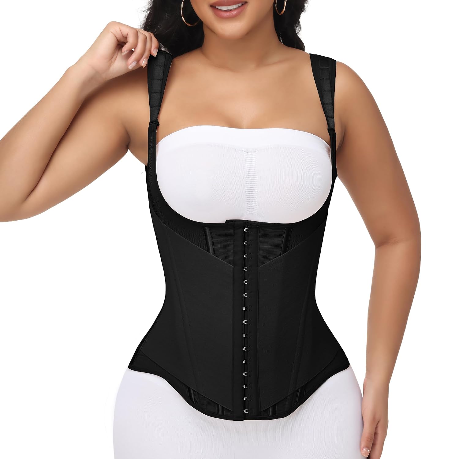 SHAPSHE Waist Trainer Vest with Steel Bones