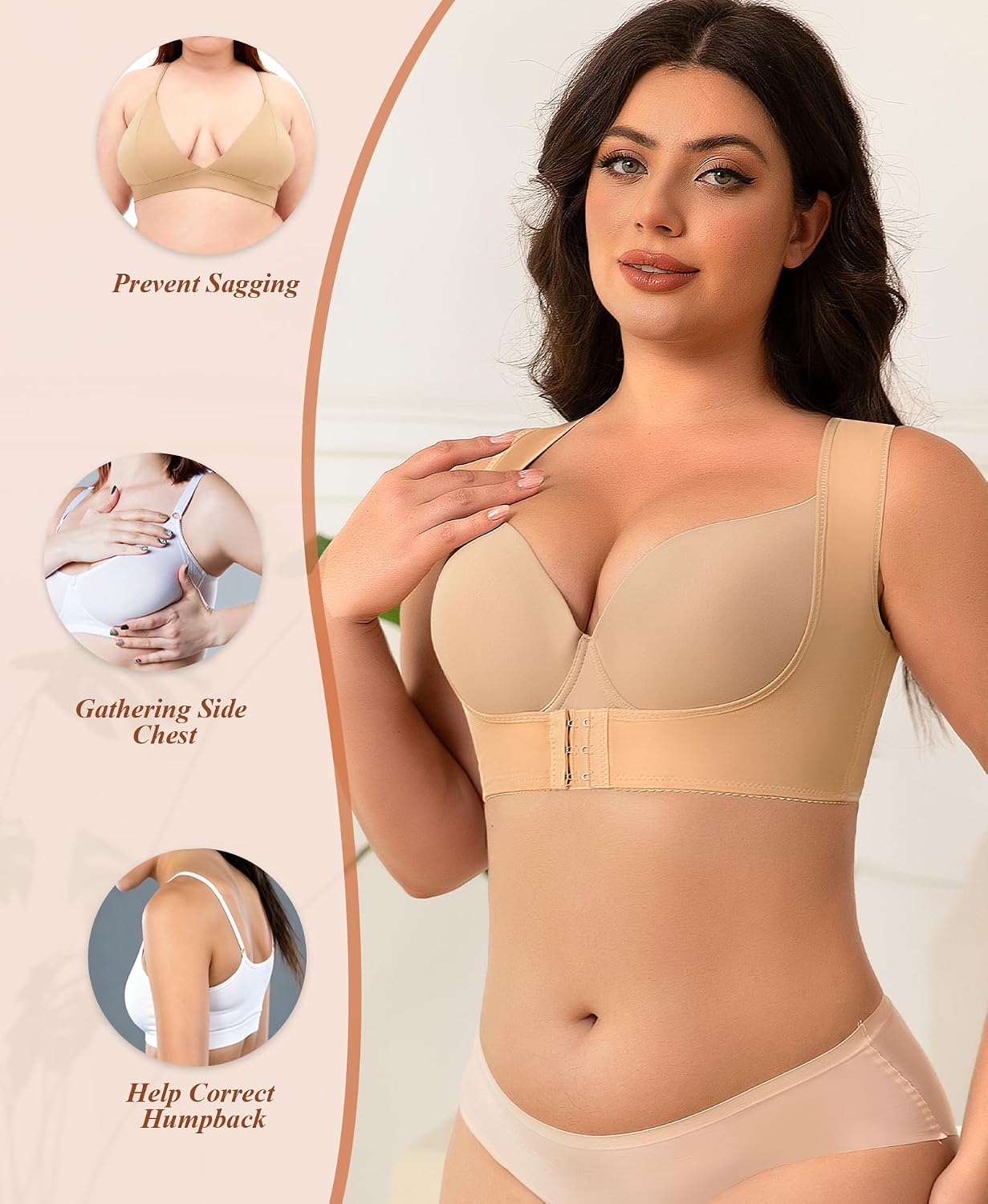 DERCA Posture Corrector Push Up Bra for Women — image 6