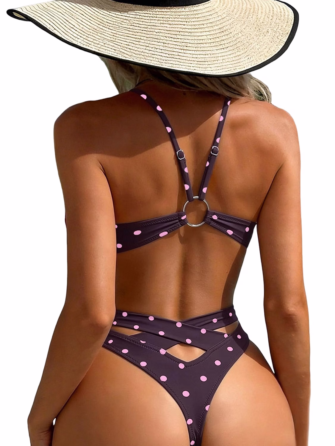 Sexybody Women's Cheeky V Neck One Piece Swimsuit — image 10