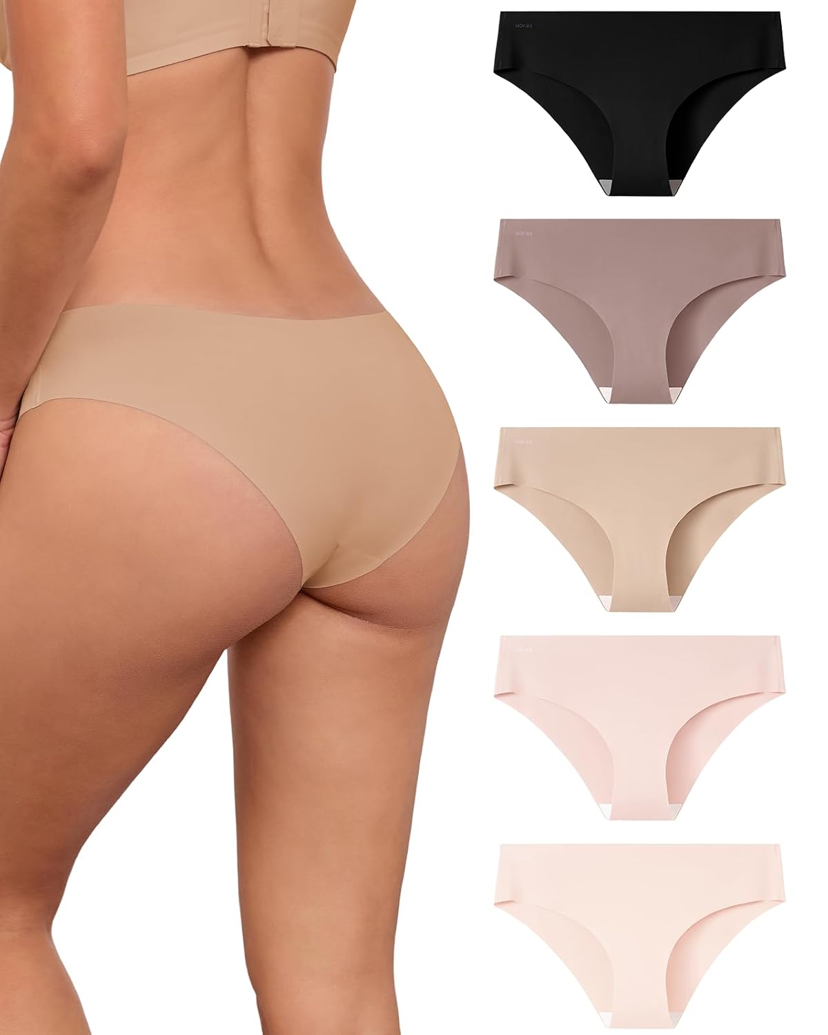 Ubras Seamless Bikini Underwear Pack