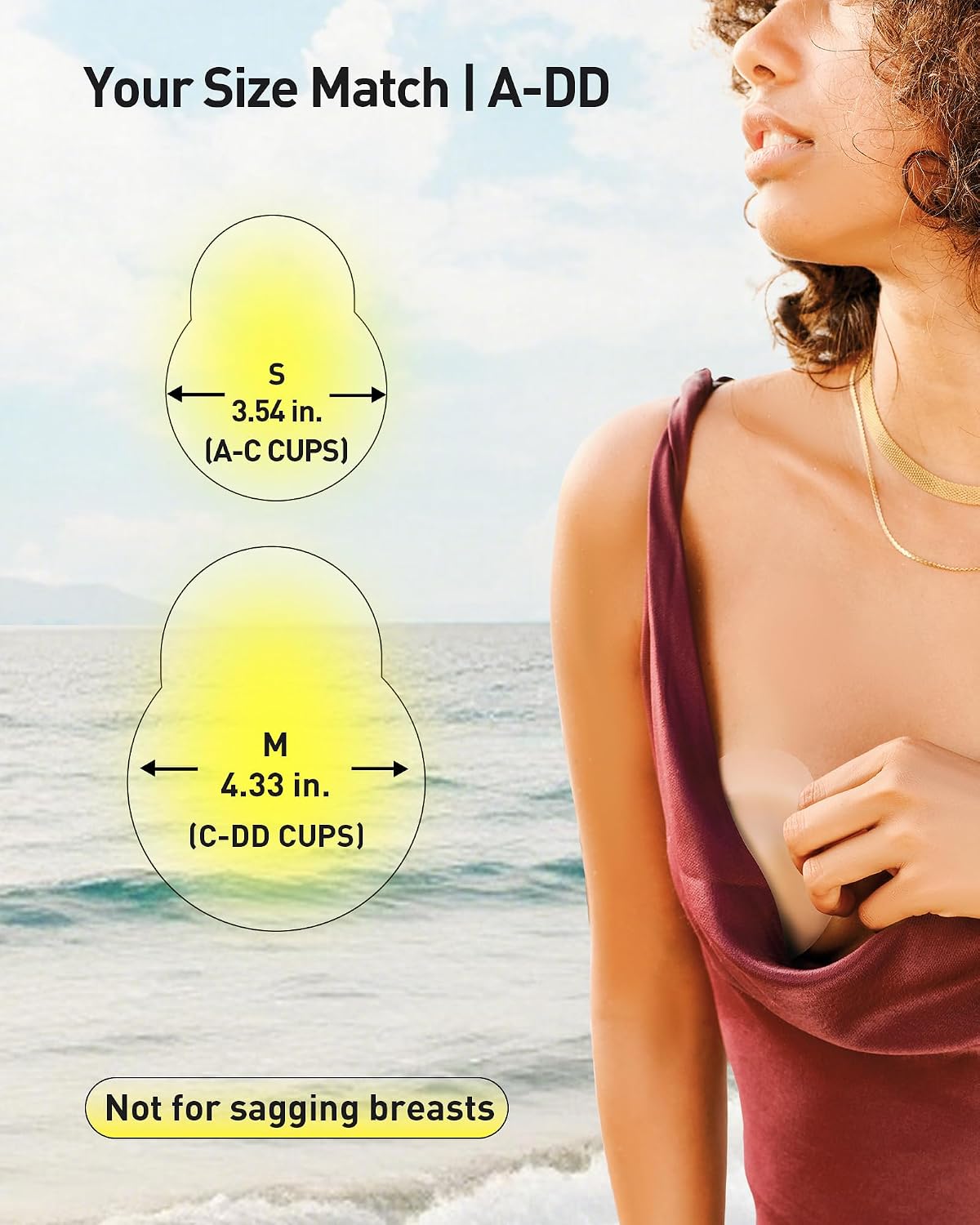 Niidor Reusable Silicone Nipple Covers with Lift — image 5