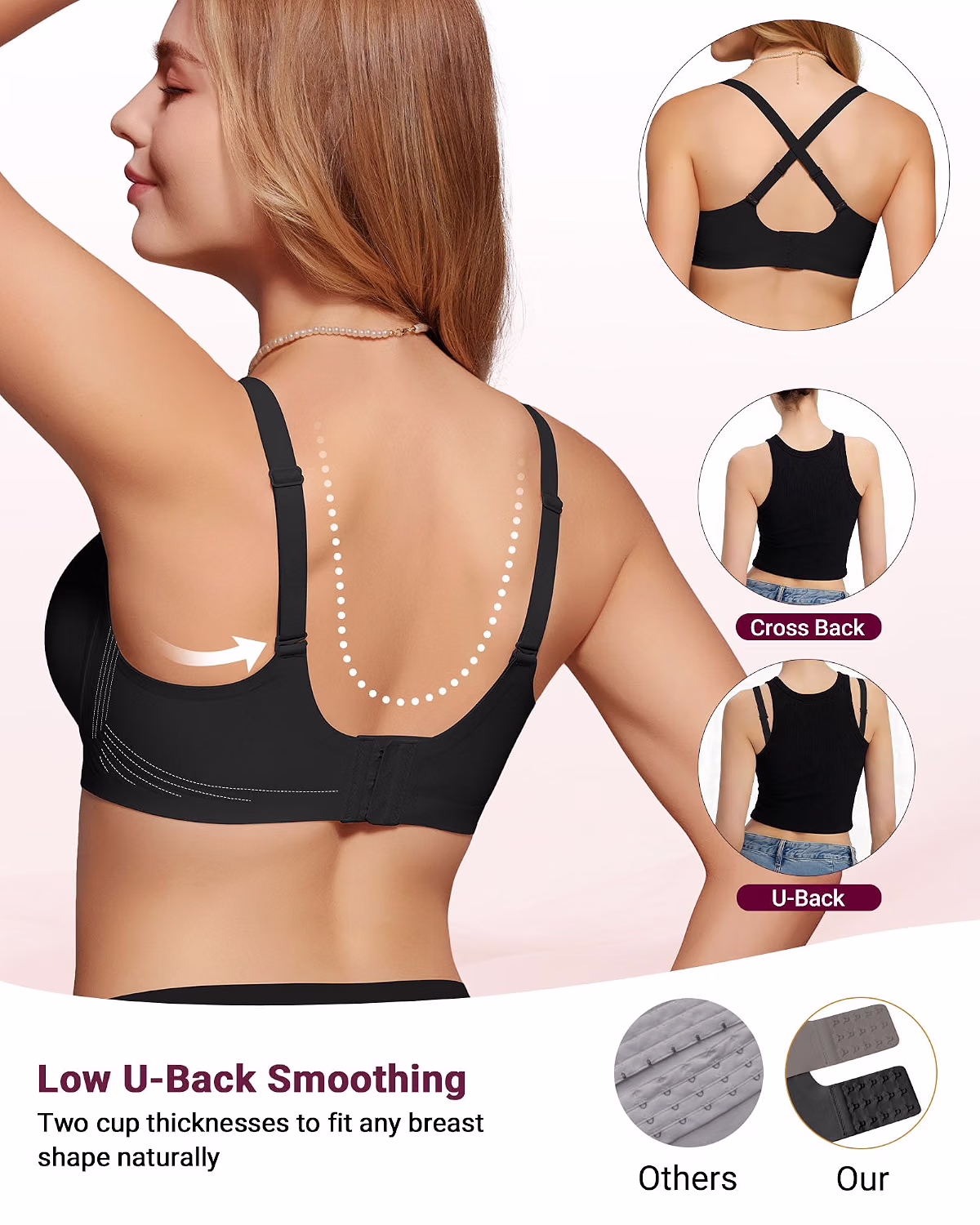 As Fairy Jelly Push Up Wireless T-Shirt Bra — image 4