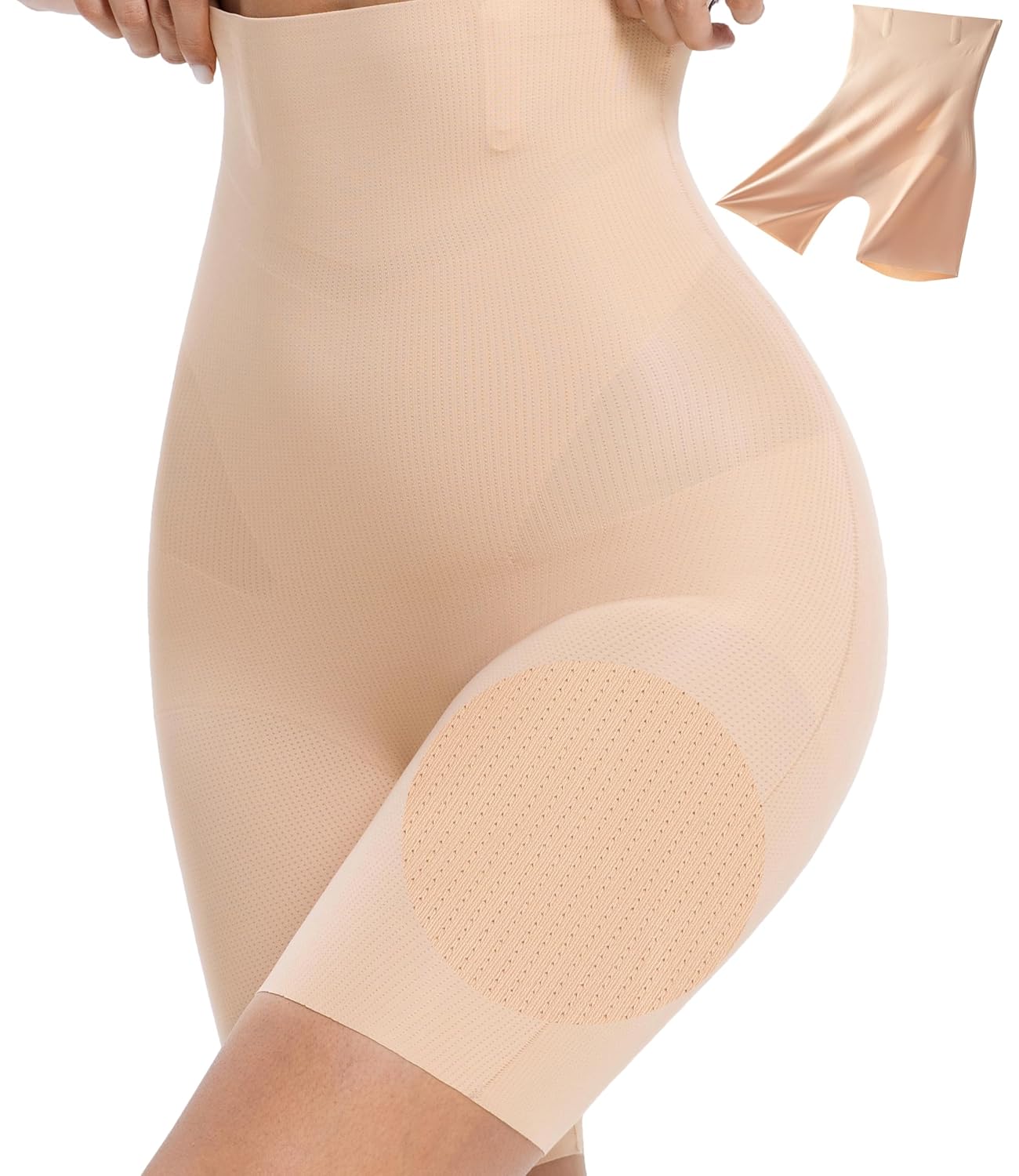 PRETTYWELL High Waisted Butt Lifting Shapewear Shorts