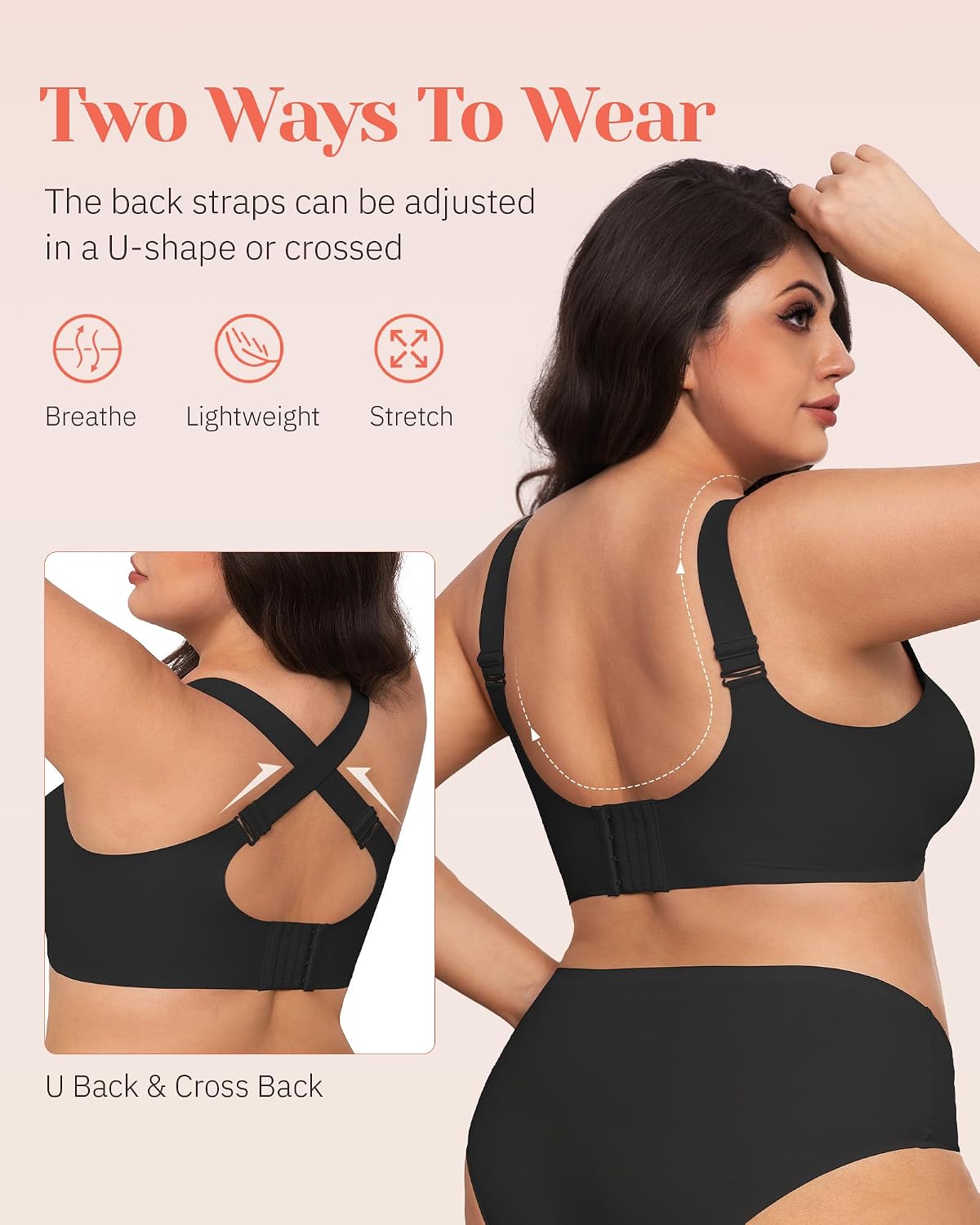 Gailife No Underwire Minimizer Bra for Women — image 4