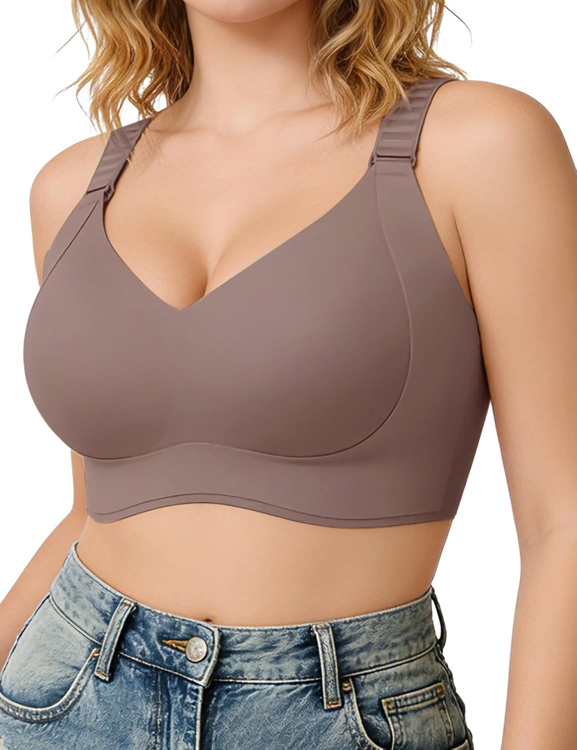REALWILL Wireless Front-Adjustable Minimizer Bra — image 9