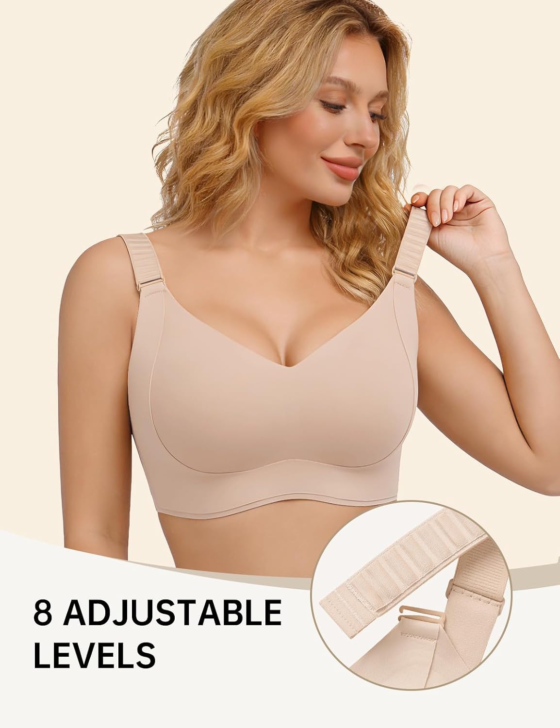 REALWILL Wireless Minimizer Bra for Women — image 2