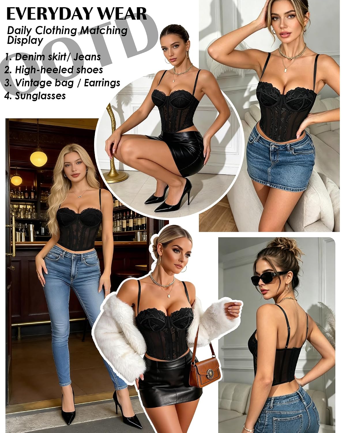 NJMRDNX Lace Bustier Corset Top — image 6