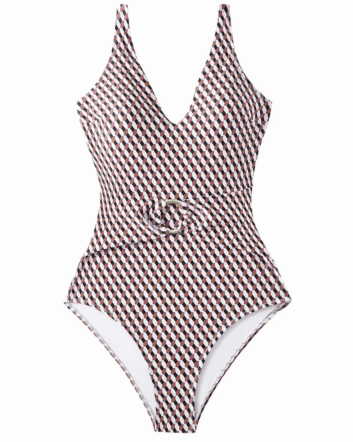 SUUKSESS Retro V-Neck Tummy Control Swimsuit — image 5