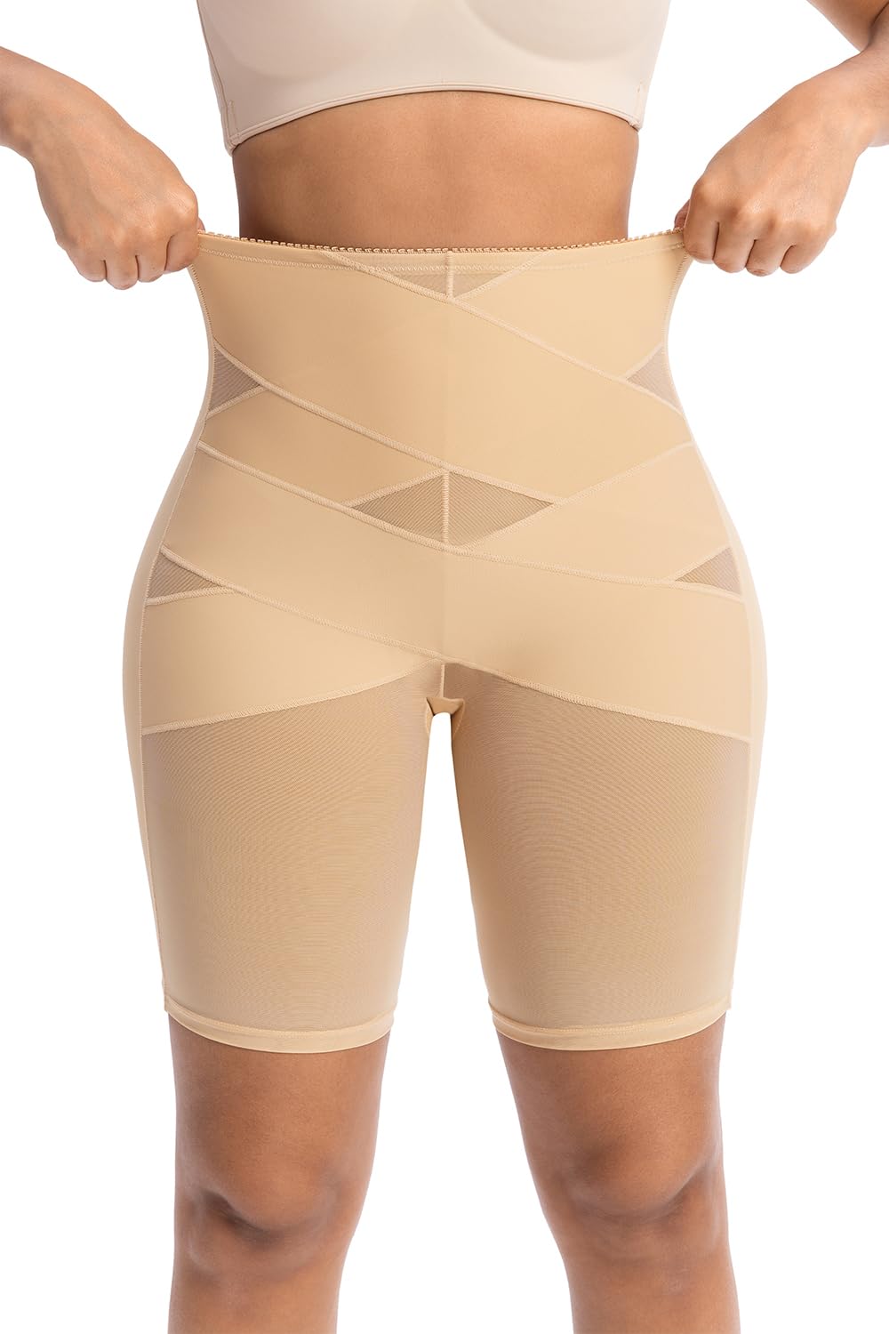 Pavviy Life High Waisted Tummy Control Shapewear Shorts
