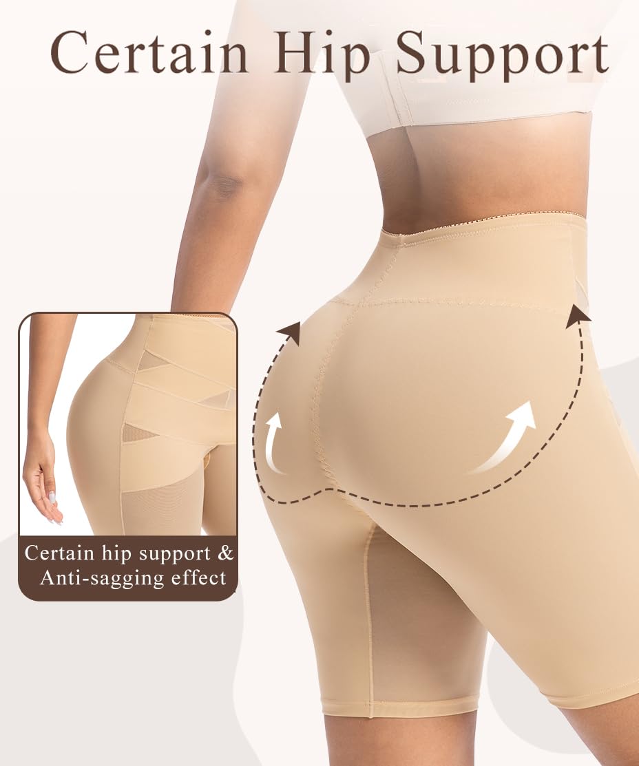 Pavviy Life High Waisted Tummy Control Shapewear Shorts — image 3