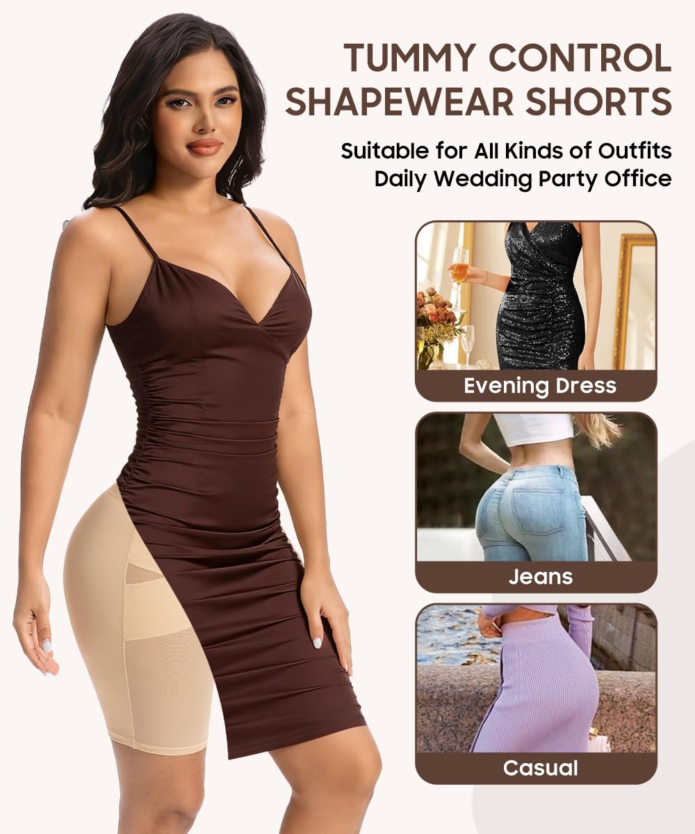 Pavviy Life High Waisted Tummy Control Shapewear Shorts — image 7