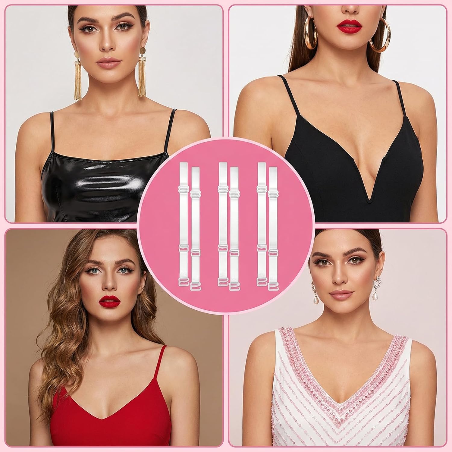 Alrhso Invisible Clear Bra Straps Set — image 7