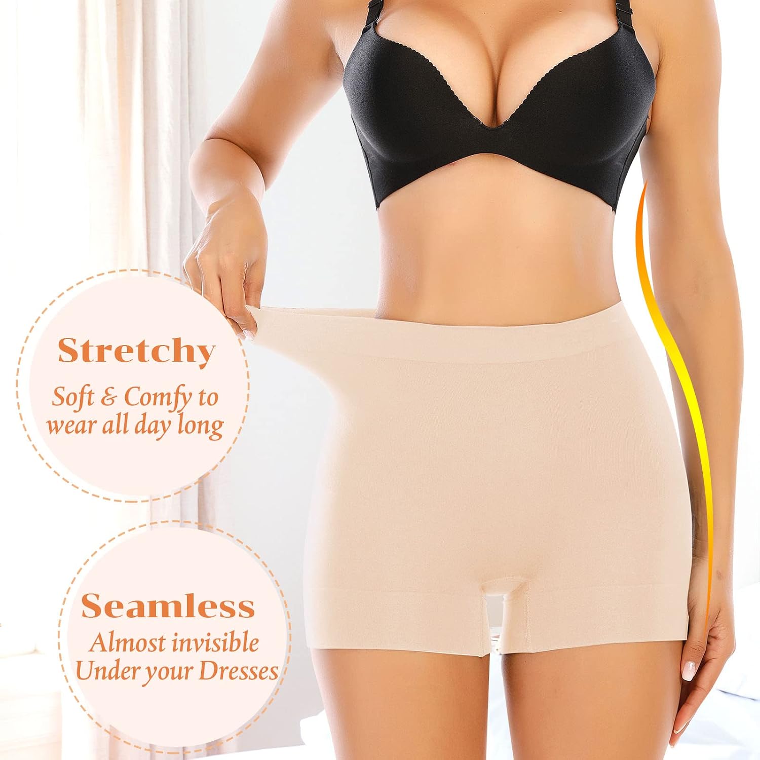 Werena Seamless Tummy Control Boyshorts for Women — image 4