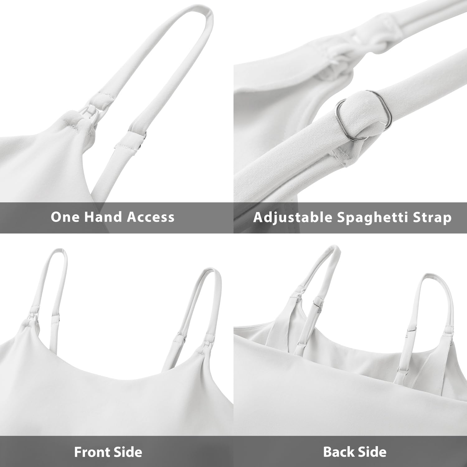 V VOCNI Nursing Tank Top with Built-in Bra — image 4