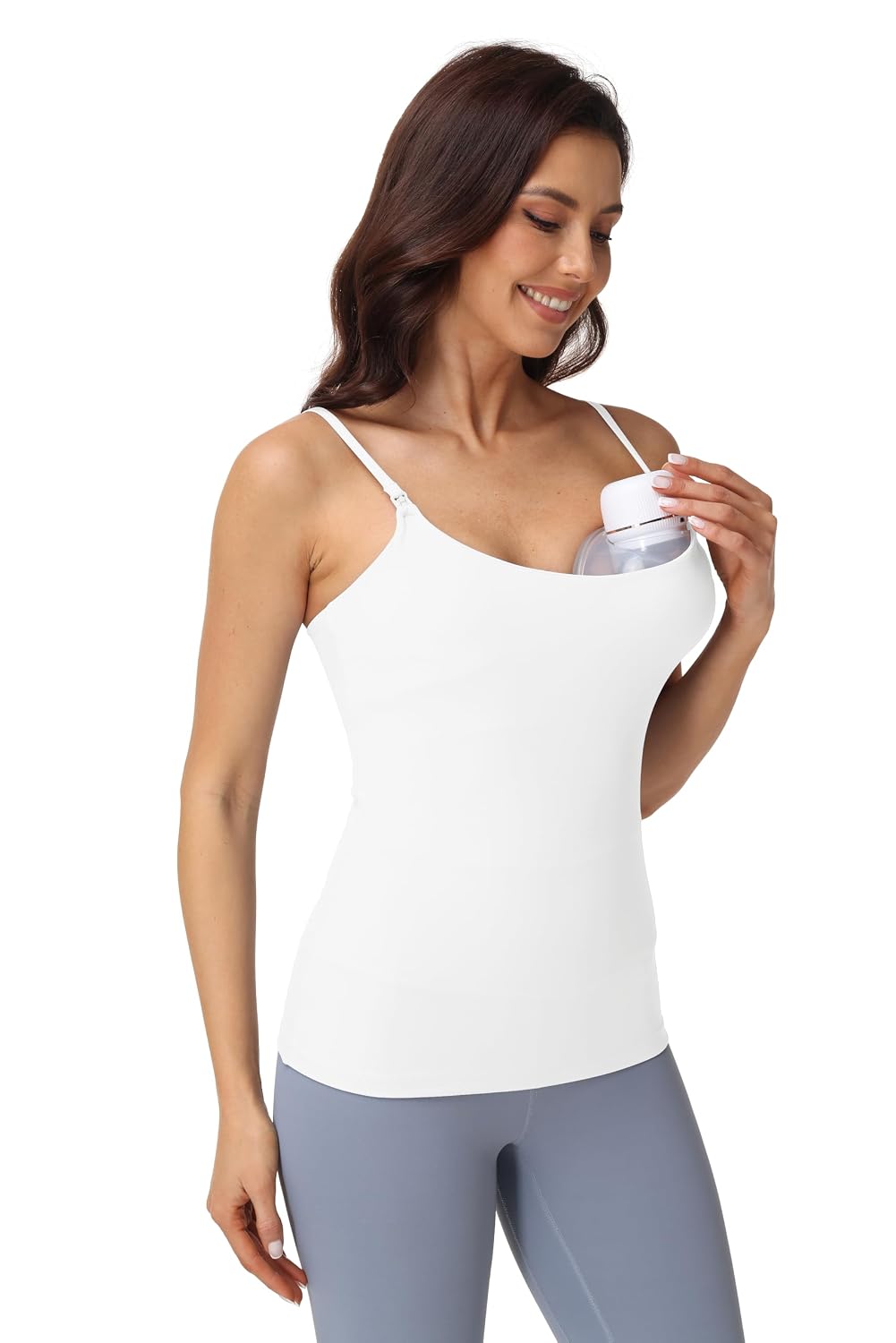 V VOCNI Nursing Tank Top with Built-in Bra — image 6