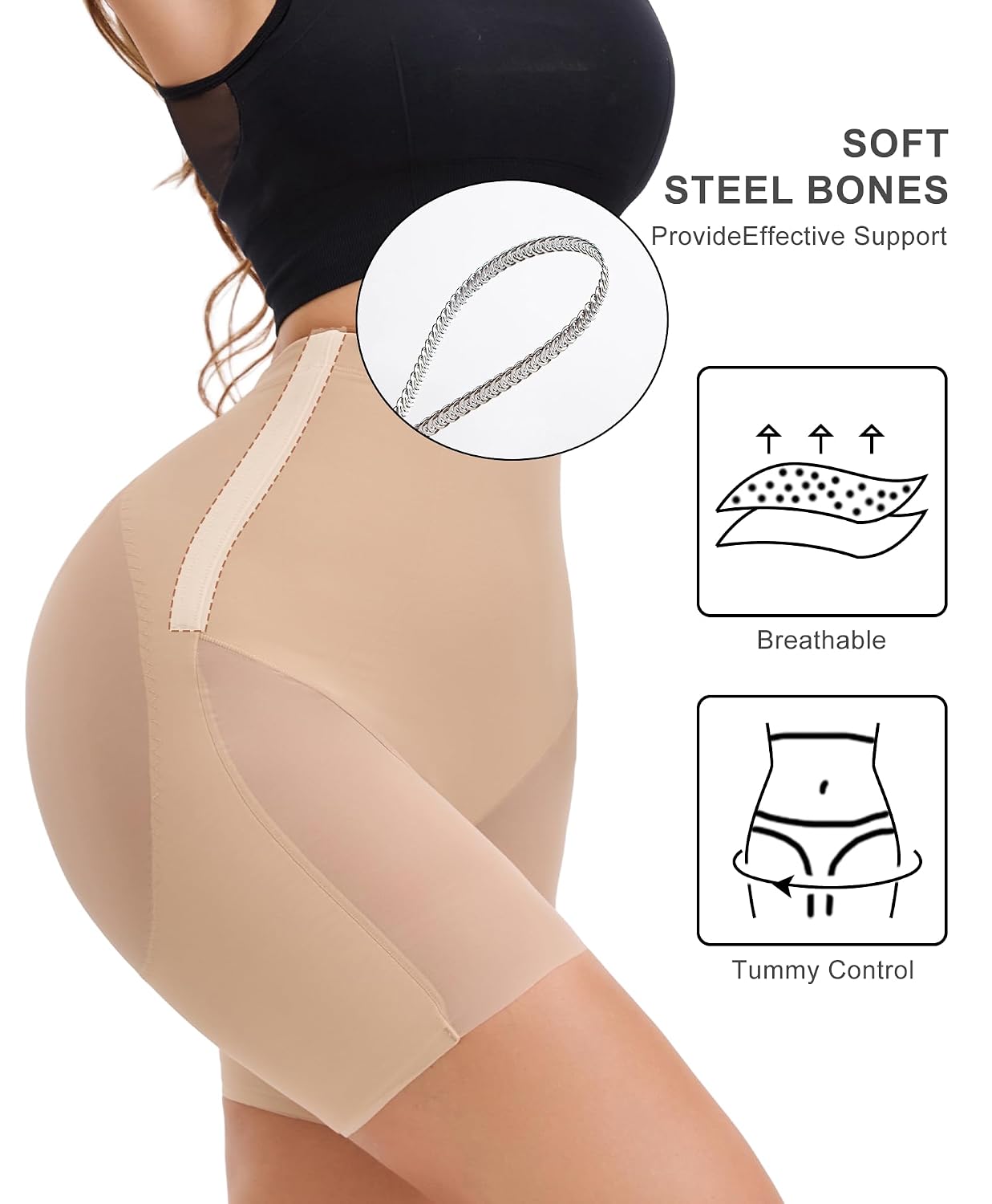 BBYDBY Low Back Shapewear Shorts for Women — image 2