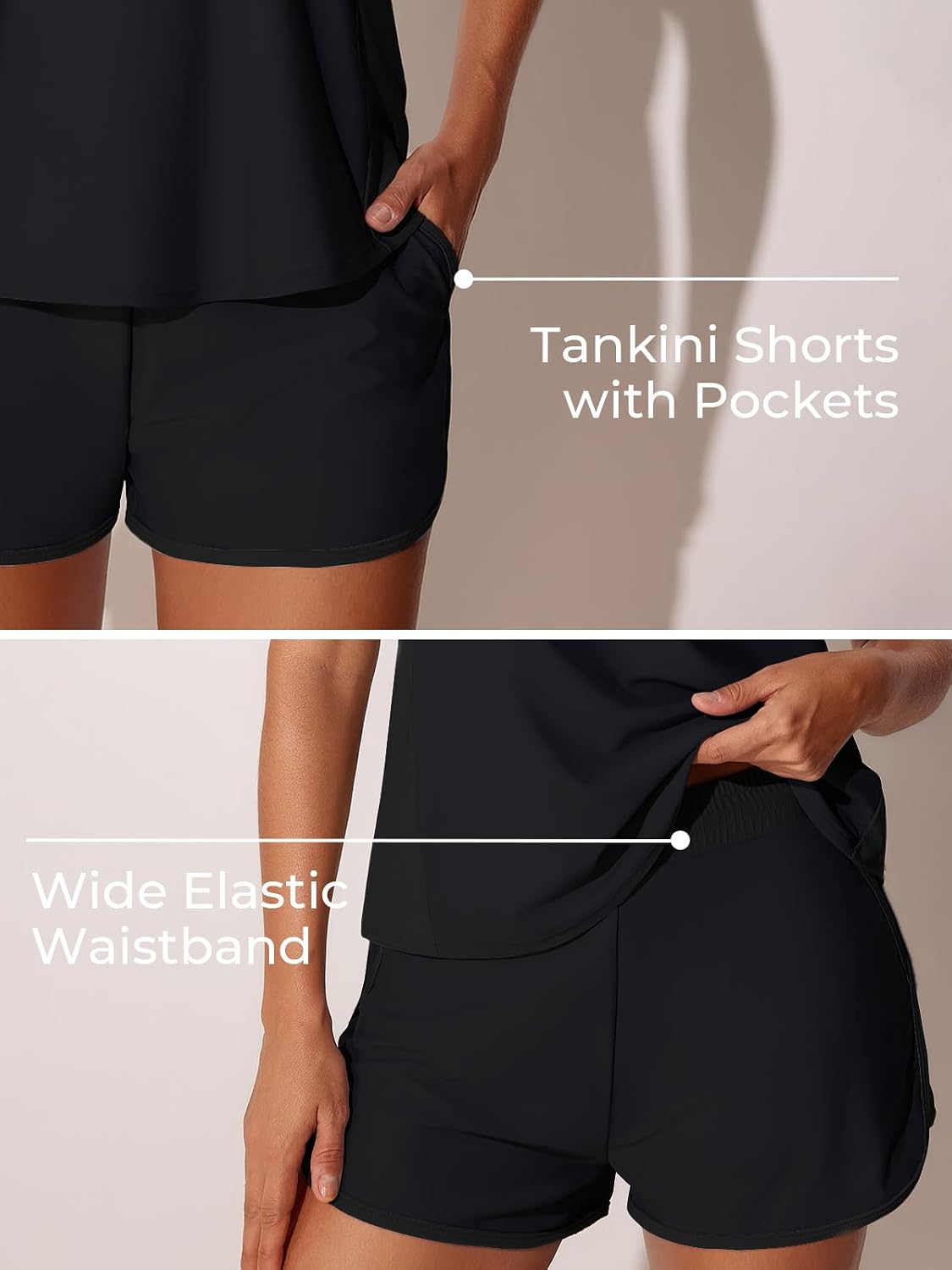 Summer Mae Blouson Tankini with Tummy Control — image 4