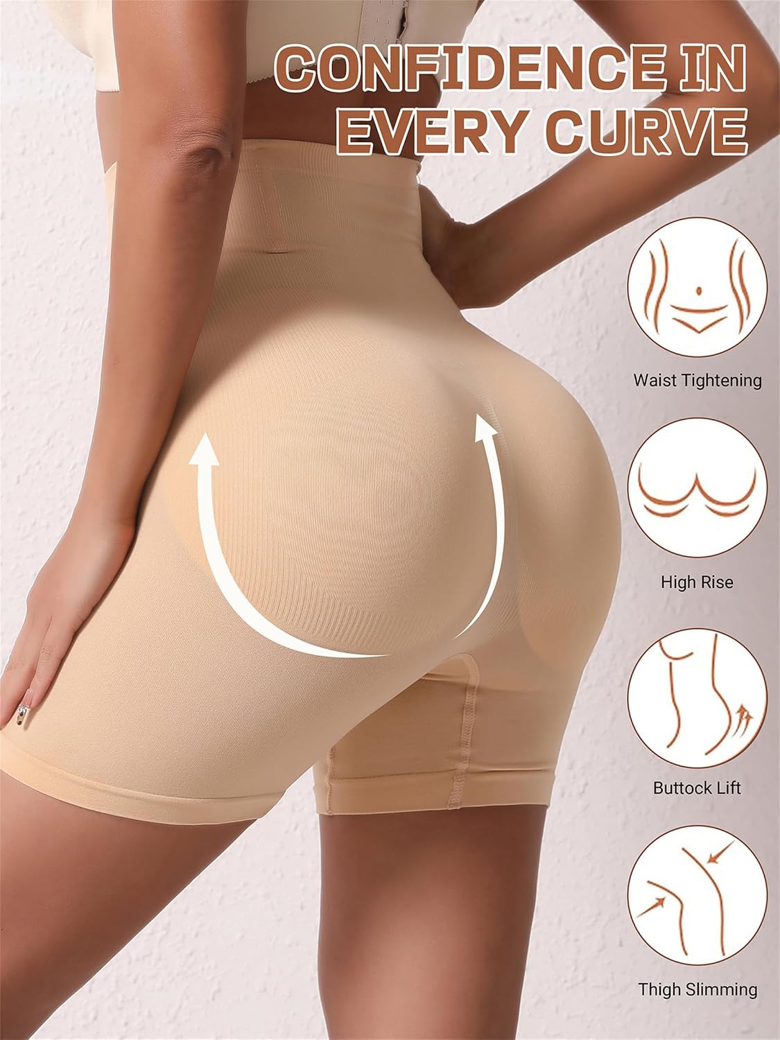 Seamless High Waist Shapewear Shorts — image 3