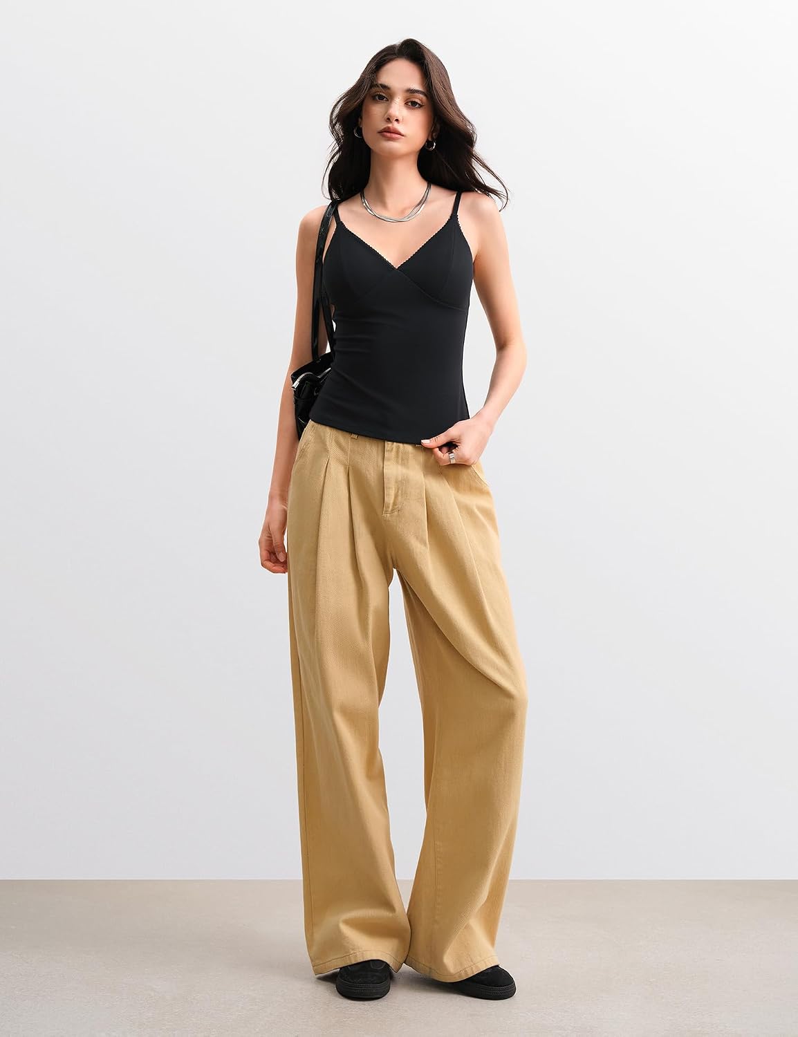 C202 Women's Padded V-Neck Tank Top — image 6