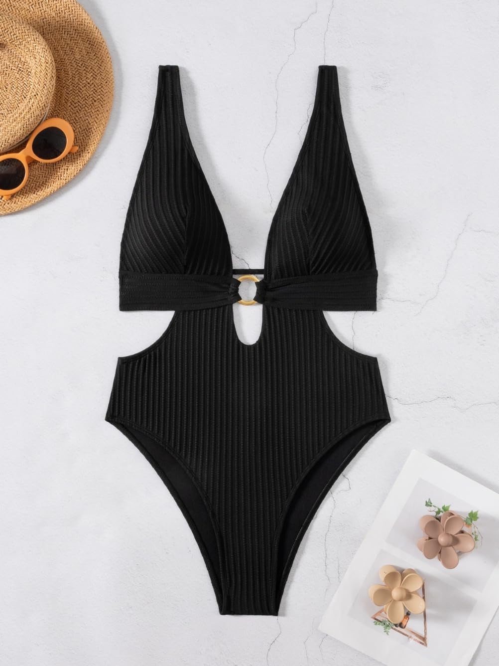 QGIUG Women's High Cut Cheeky Monokini — image 5