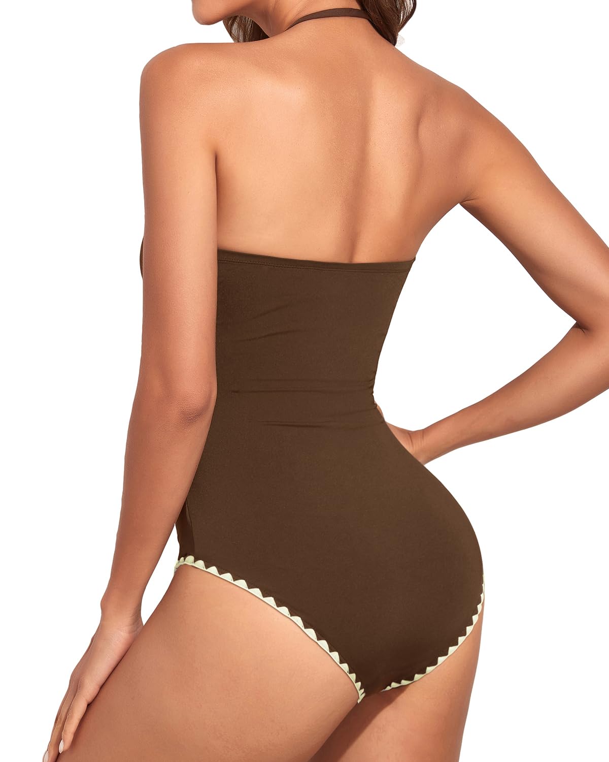 Holipick Women Tummy Control Strapless Swimsuit — image 6