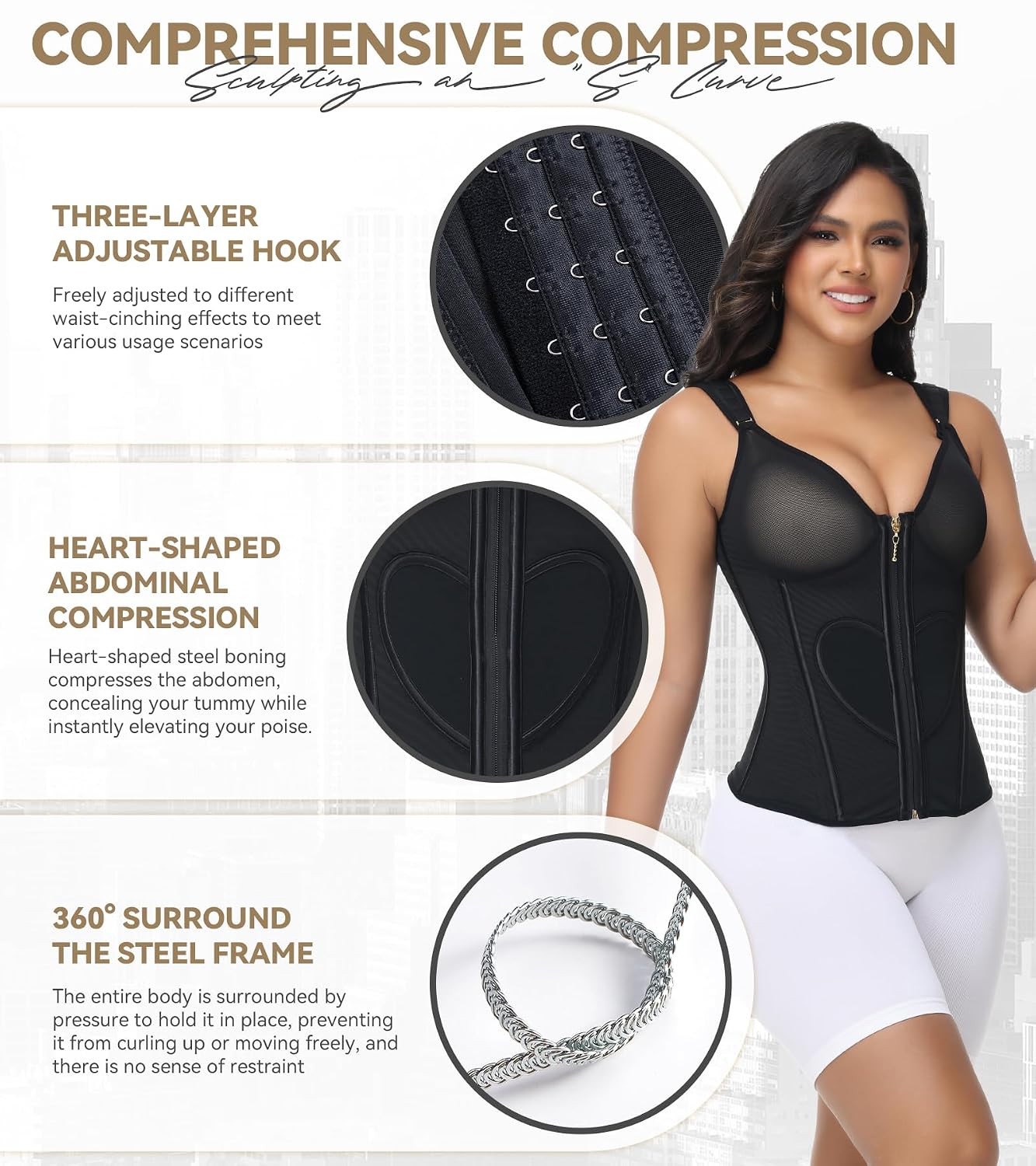 SHAPSHE Waist Trainer with Built-in Bra — image 7
