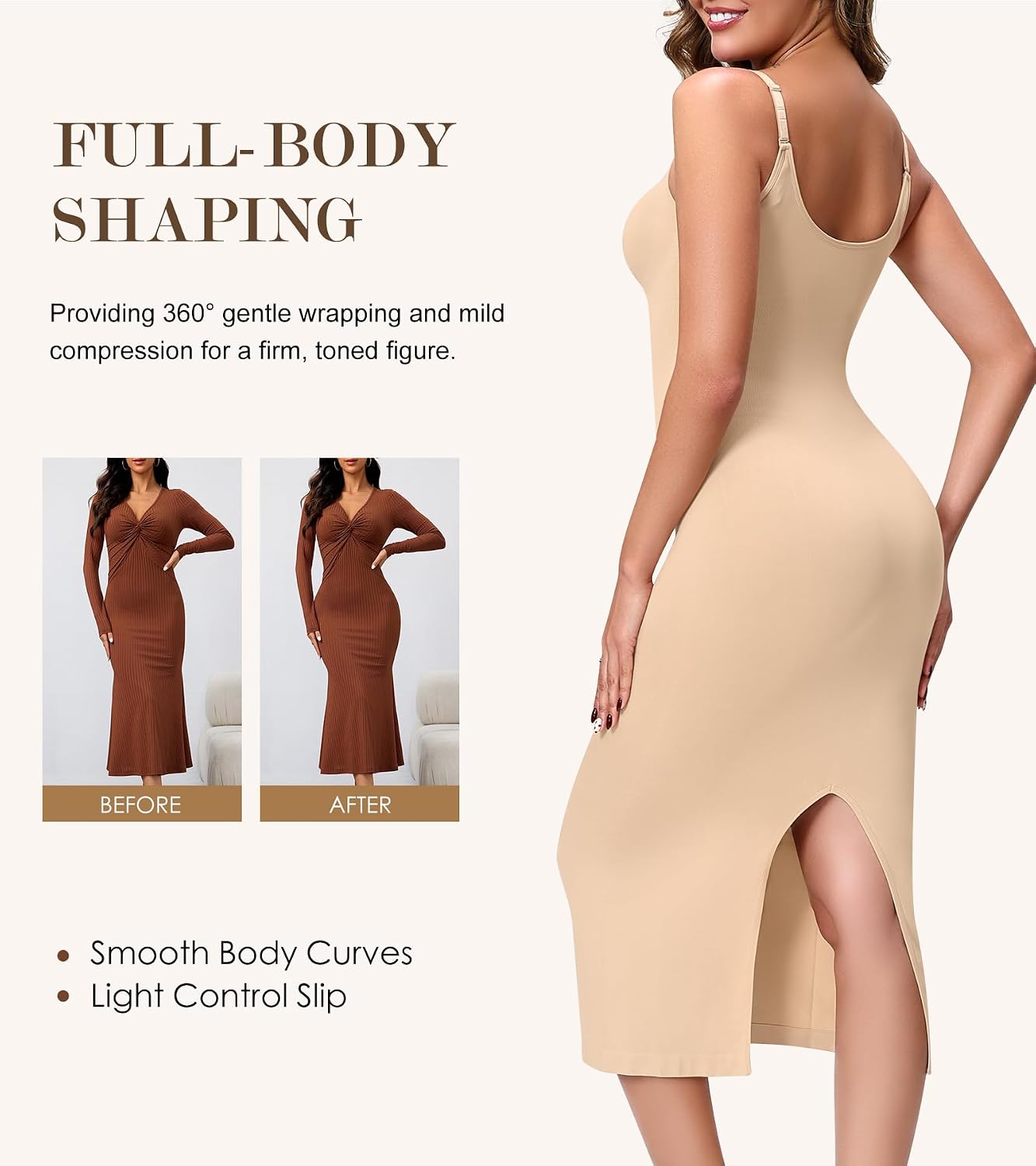 ANNZHIBRA Shapewear Slip Dress for Women — image 6