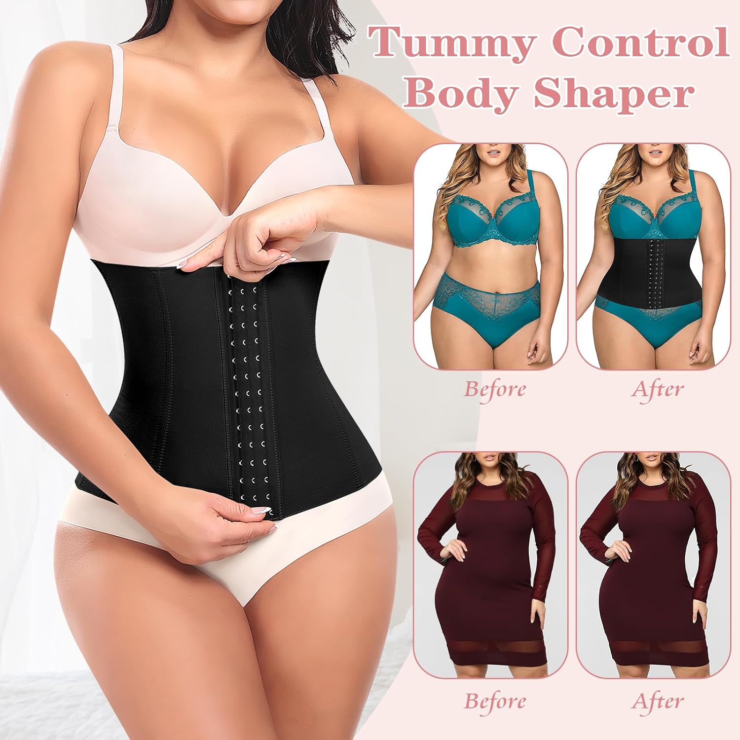 Werena Waist Trainer for Women Tummy Control — image 5