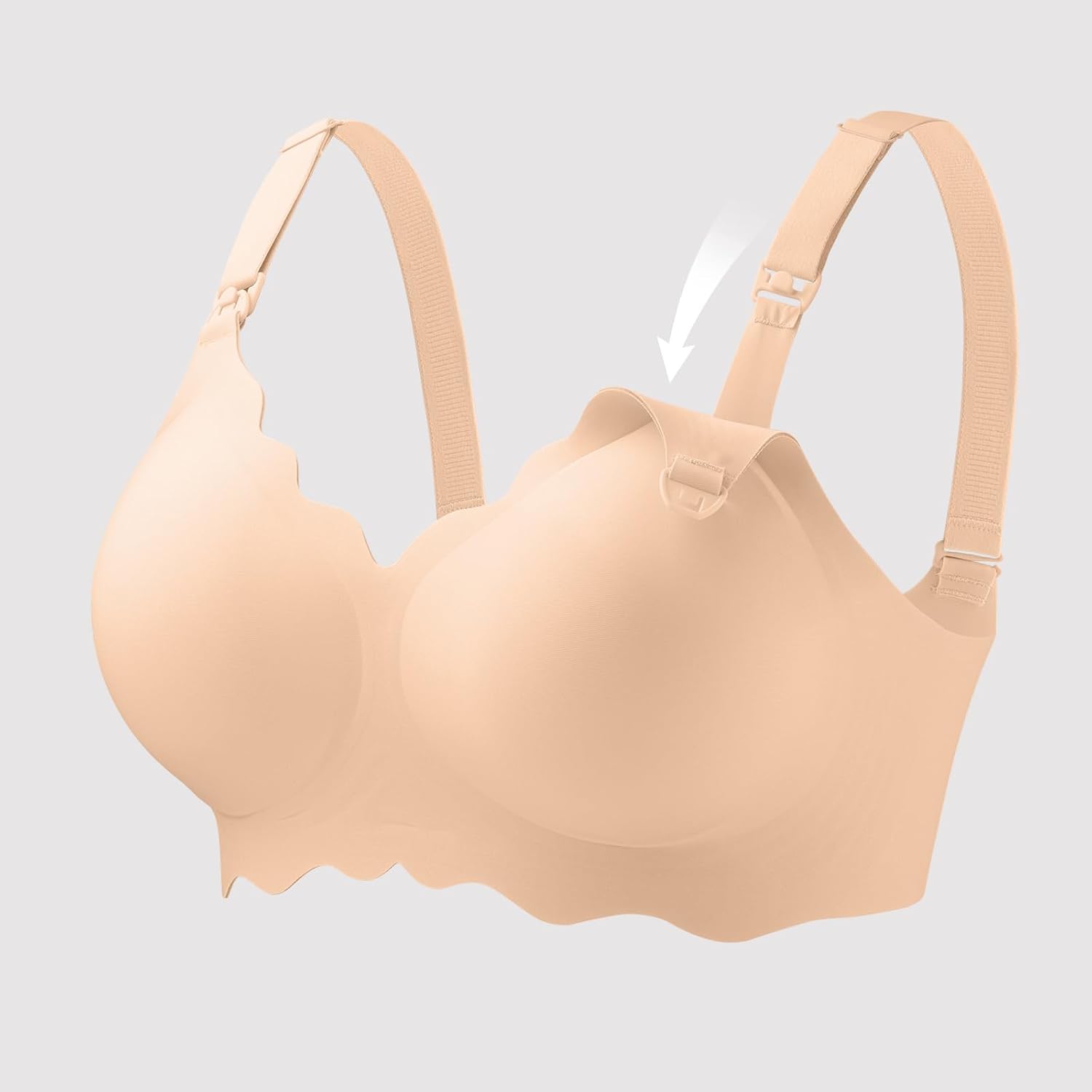 DEANGELMON Maternity Nursing Bra Seamless Wireless — image 3