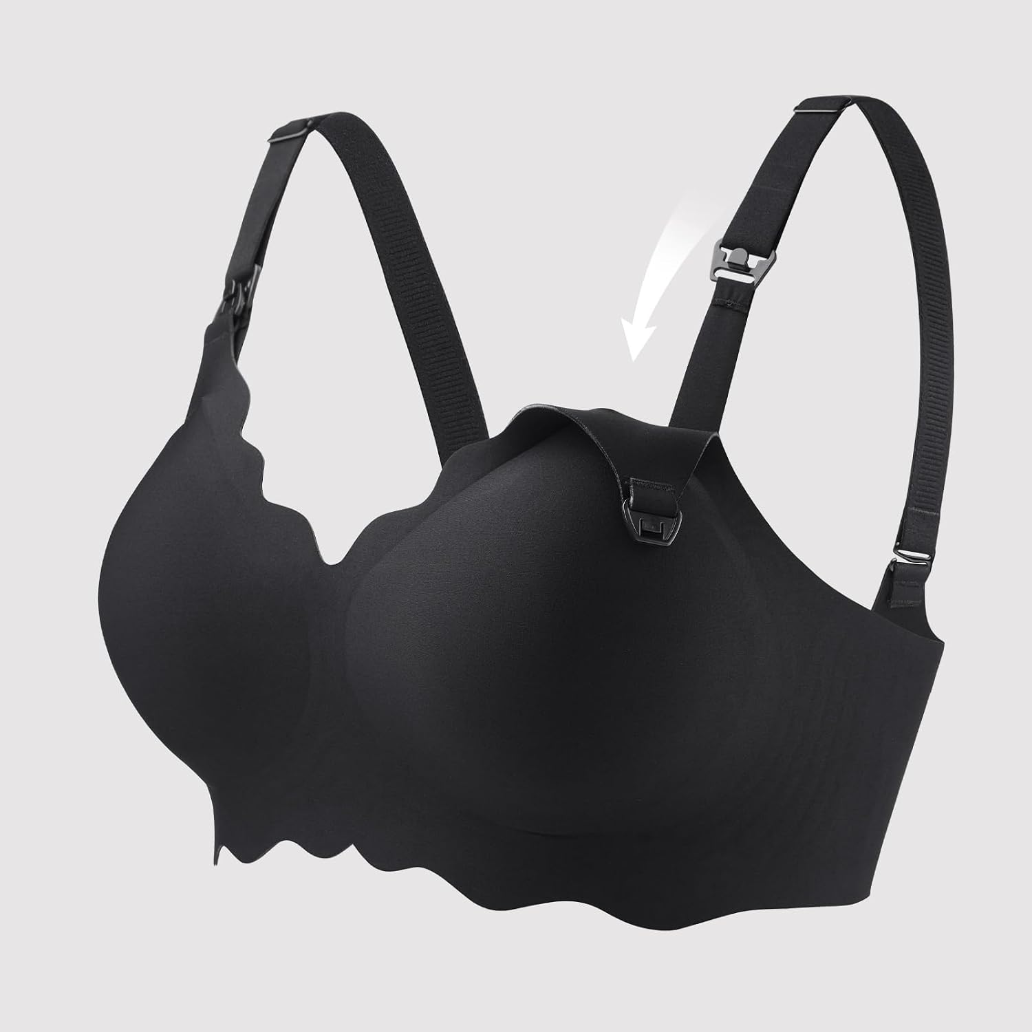 DEANGELMON Seamless Maternity Nursing Bra with Support — image 3
