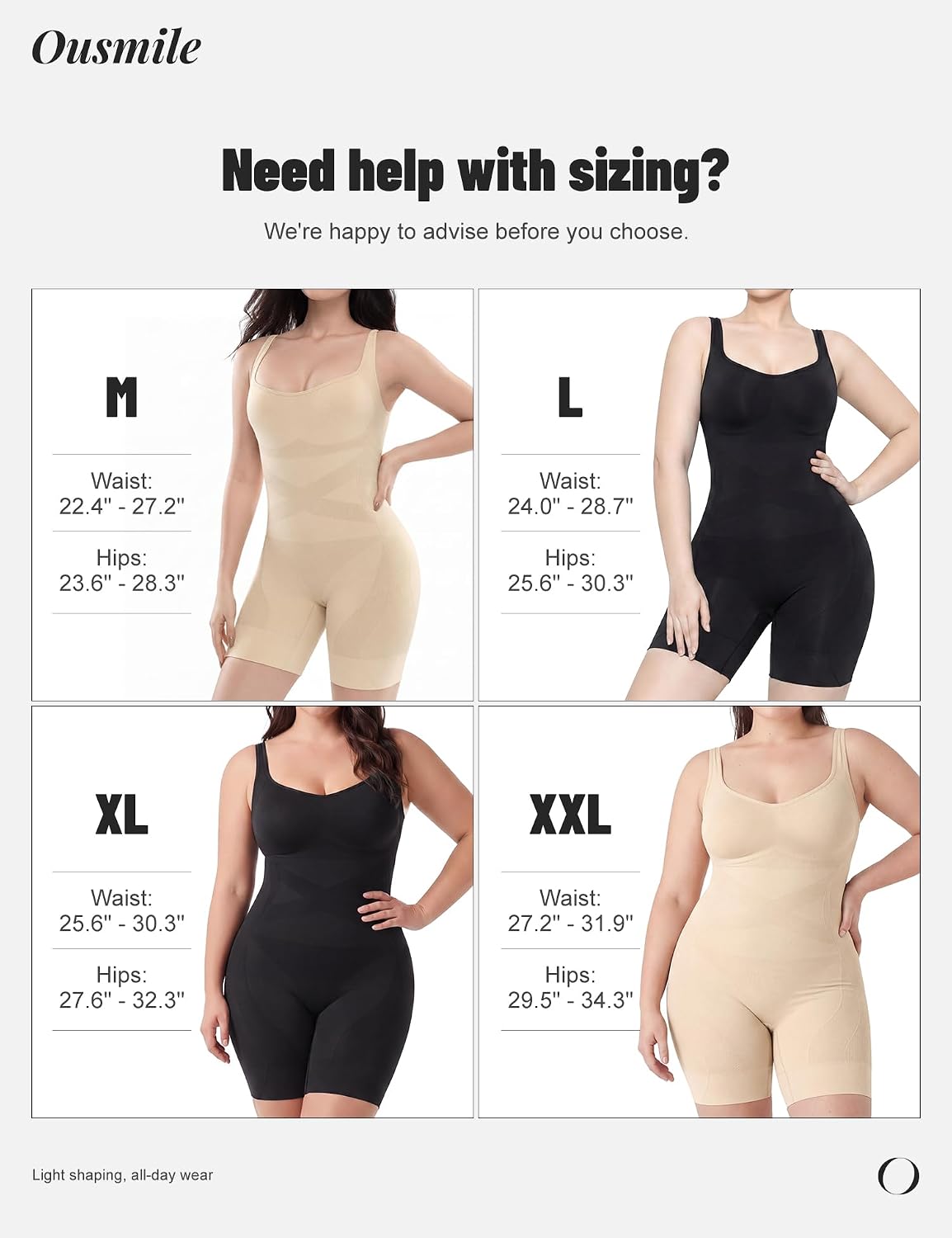 Ousmile Seamless Tummy Control Bodysuit — image 4
