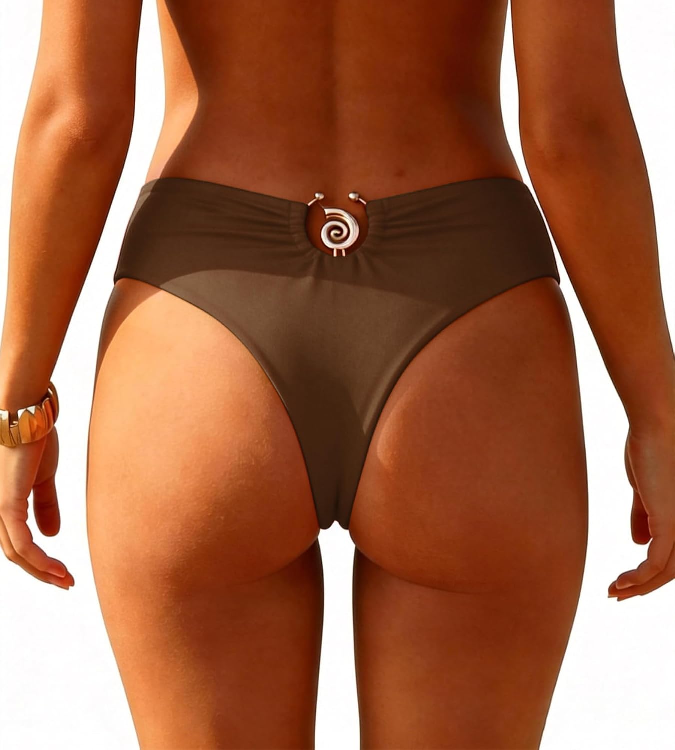 Leoparts Women's Cheeky Thong Swimsuit Bottom — image 10
