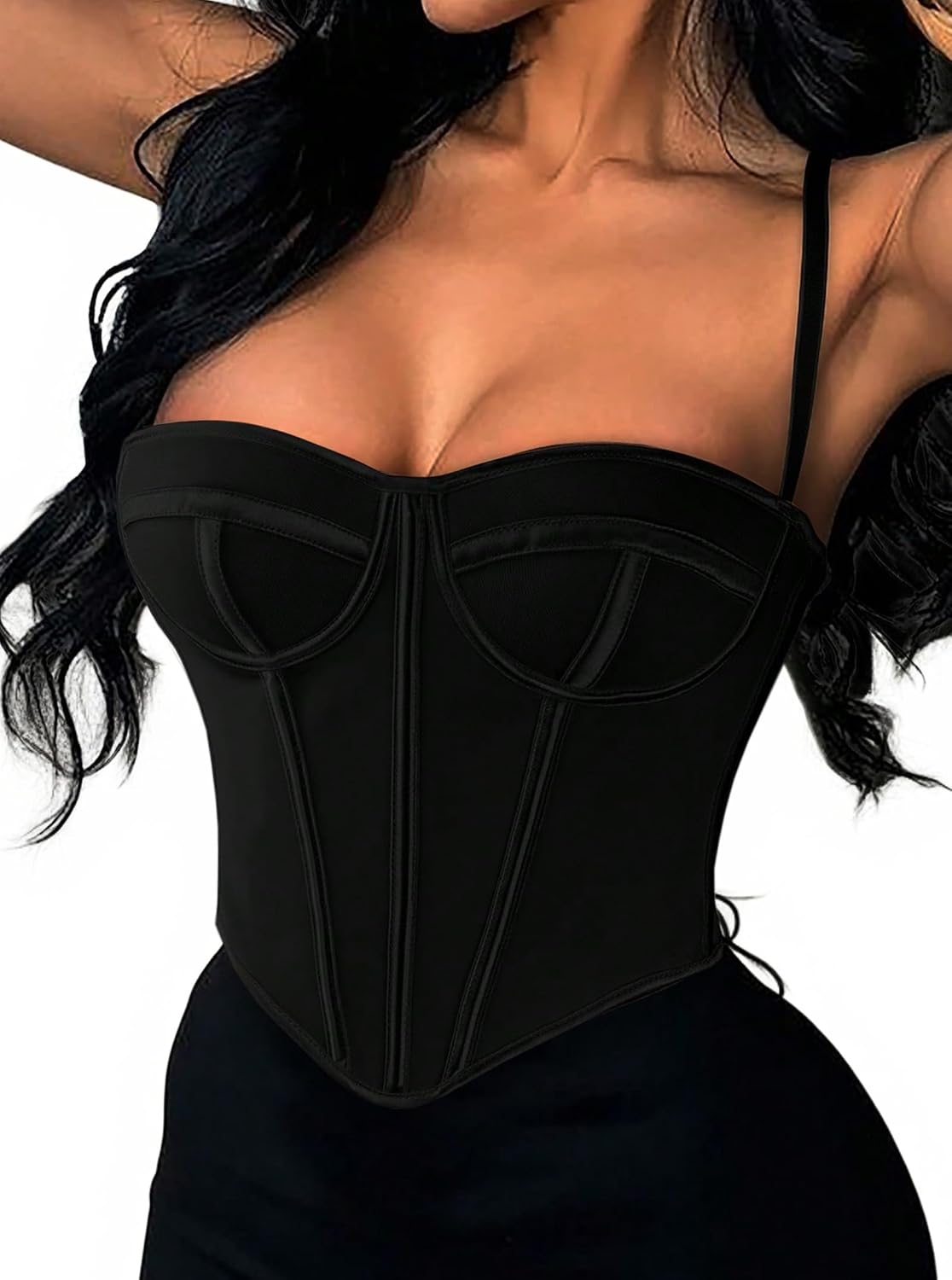 LovelyWholesale Backless Corset Bustier Top — image 4
