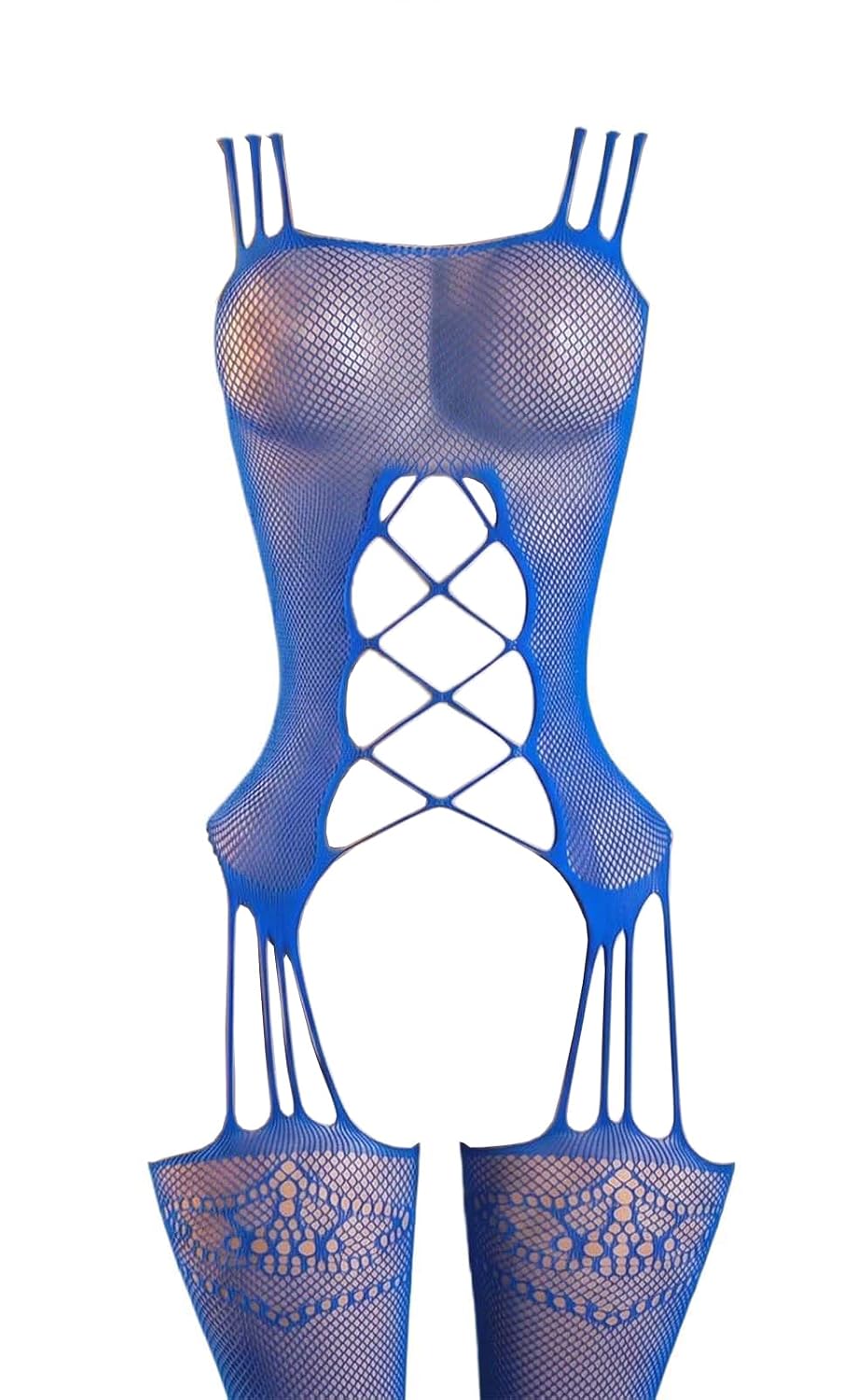 WMZRKY Women's Fishnet Bodystocking Crotchless Lingerie — image 2