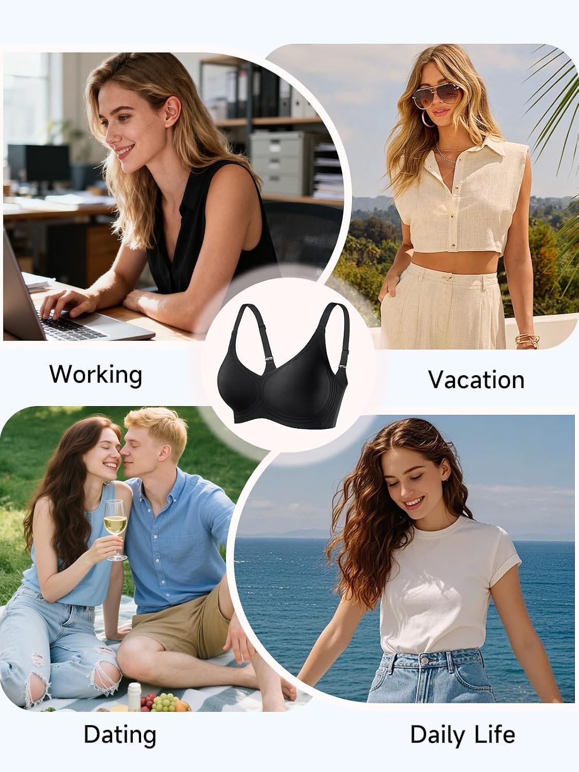 APLYRA Wireless Jelly Bra Push Up Seamless Bralette — image 6