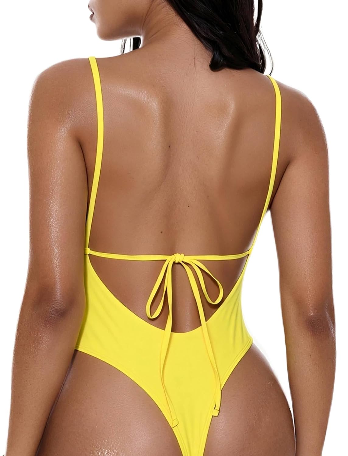 HYTENSUN Deep V High Cut Thong Swimsuit — image 9