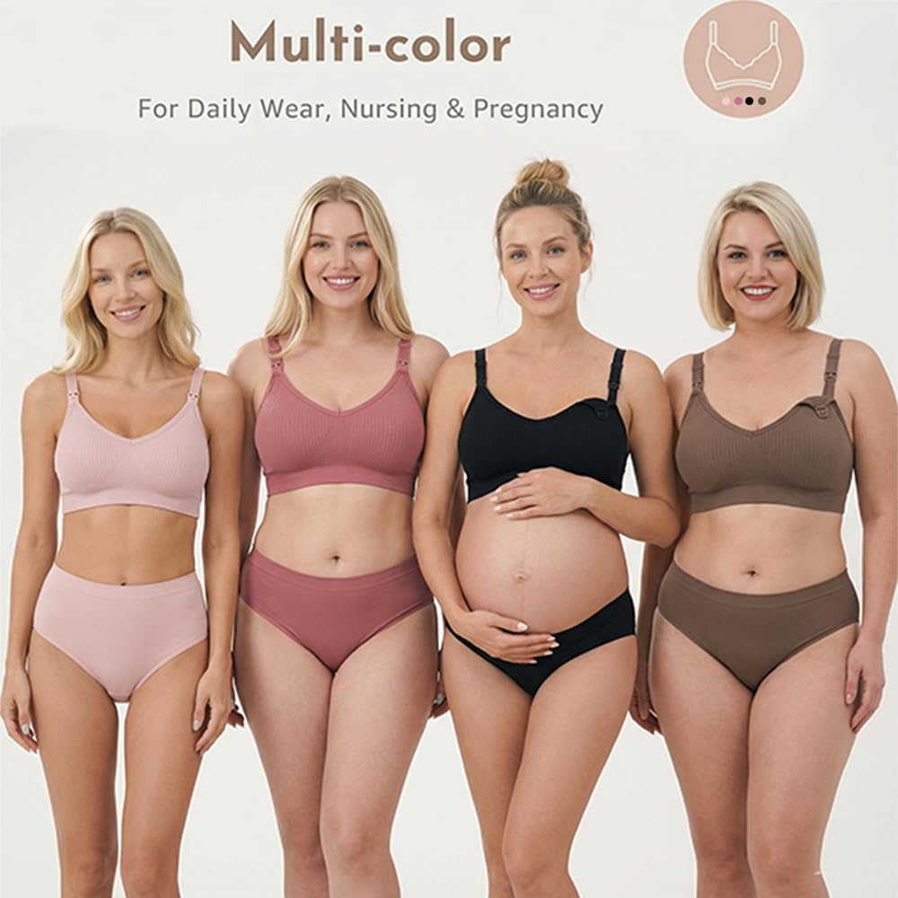 SOFINAIREA 7-Pack Seamless Wireless Nursing Bra — image 2