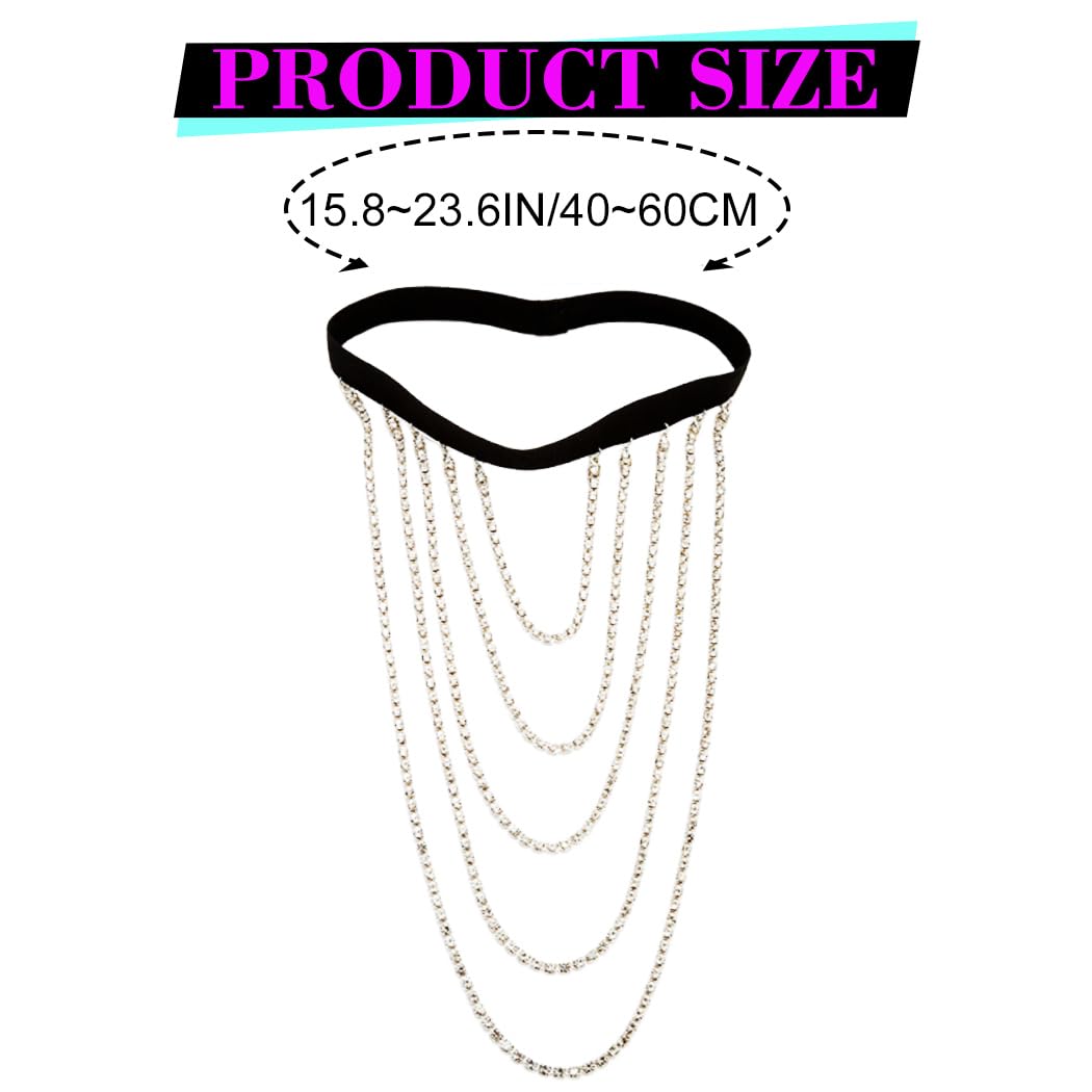 EVAZEN Rhinestone Multi-Layer Thigh Leg Chain — image 4
